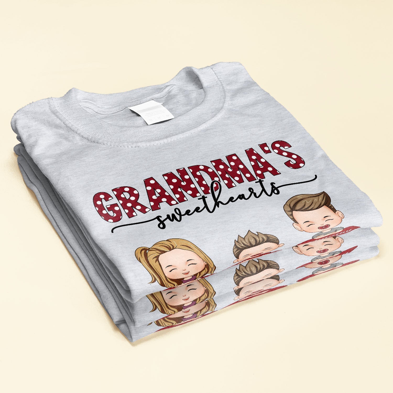 Grandma's Sweethearts - Personalized Shirt - Birthday, New Year, Christmas Gift For Grandma, Nana, Gigi