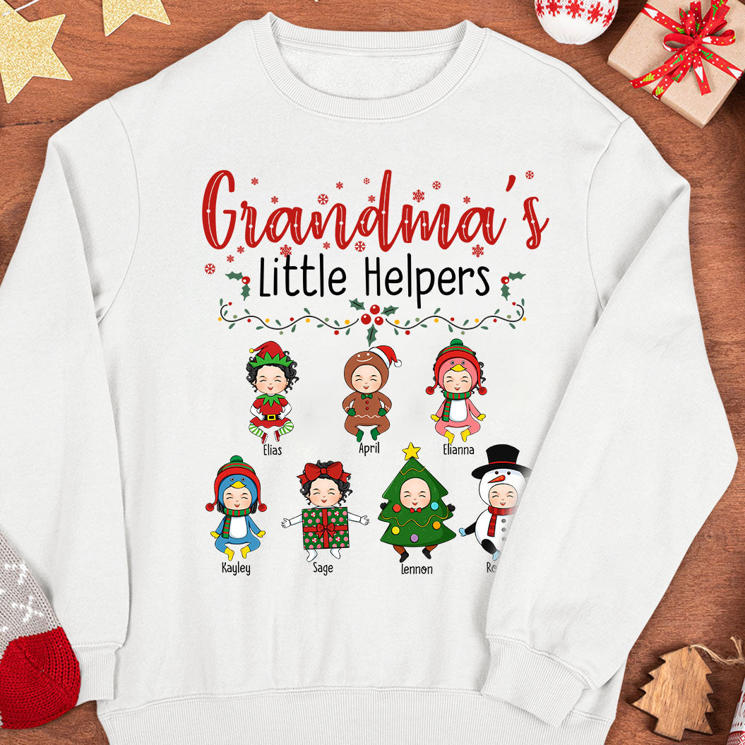 Grandma's Little Helpers - Personalized Sweatshirt