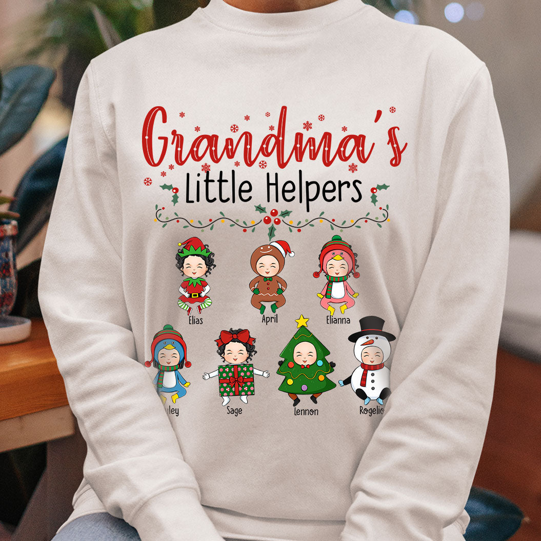 Grandma's Little Helpers - Personalized Sweatshirt