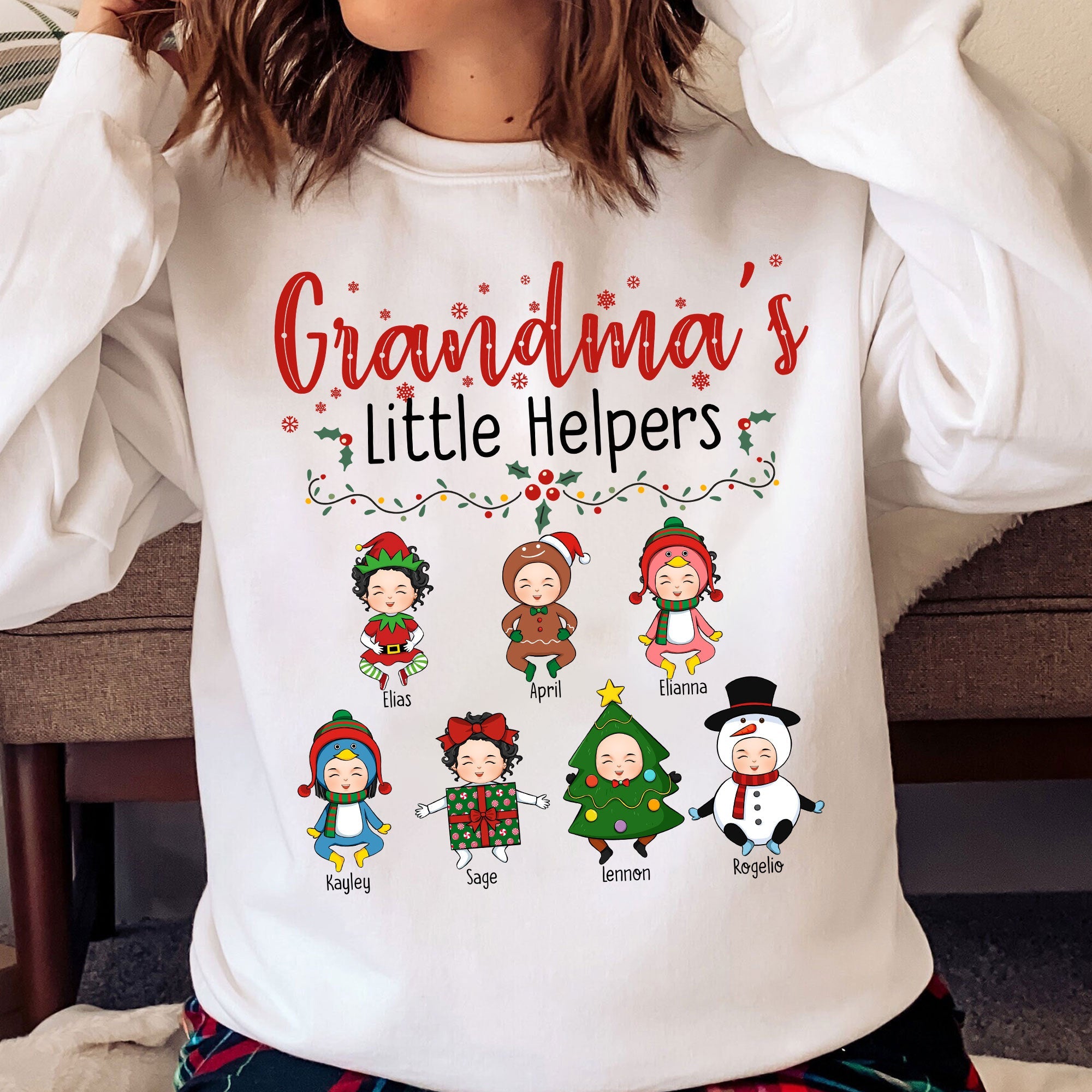 Grandma's Little Helpers - Personalized Sweatshirt