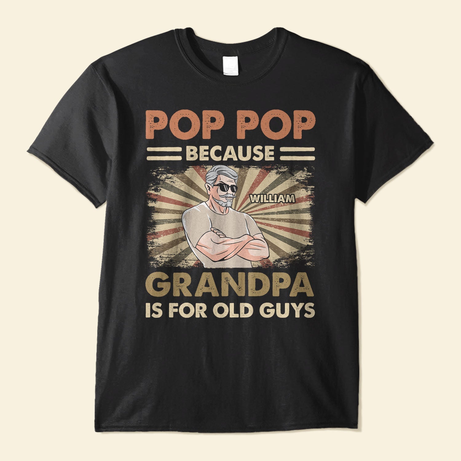 Grandpa Is For Old Guys - Personalized Shirt - Father's Day, Birthday Gift For Grandpa, Granddad, Pop Pop