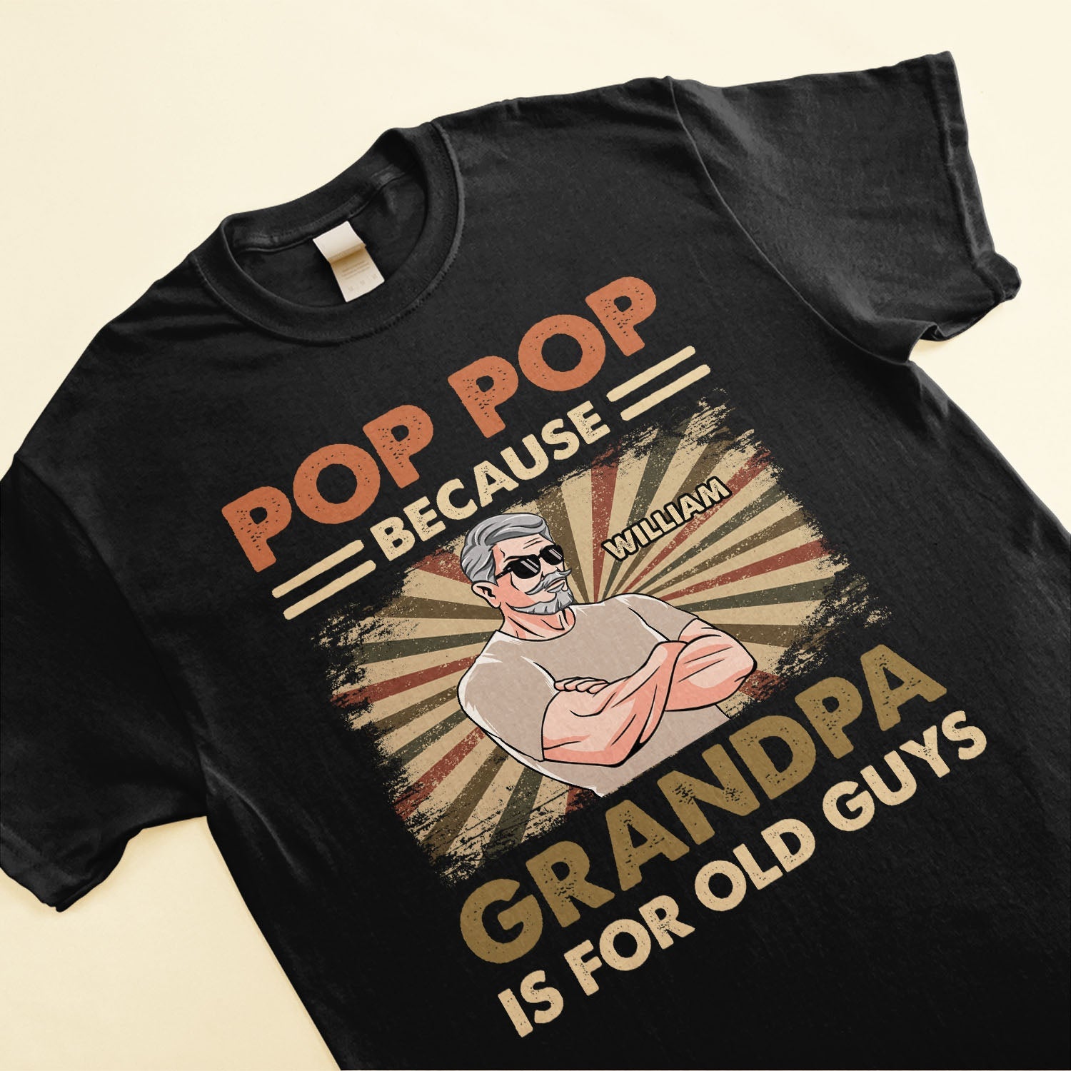 Grandpa Is For Old Guys - Personalized Shirt - Father's Day, Birthday Gift For Grandpa, Granddad, Pop Pop