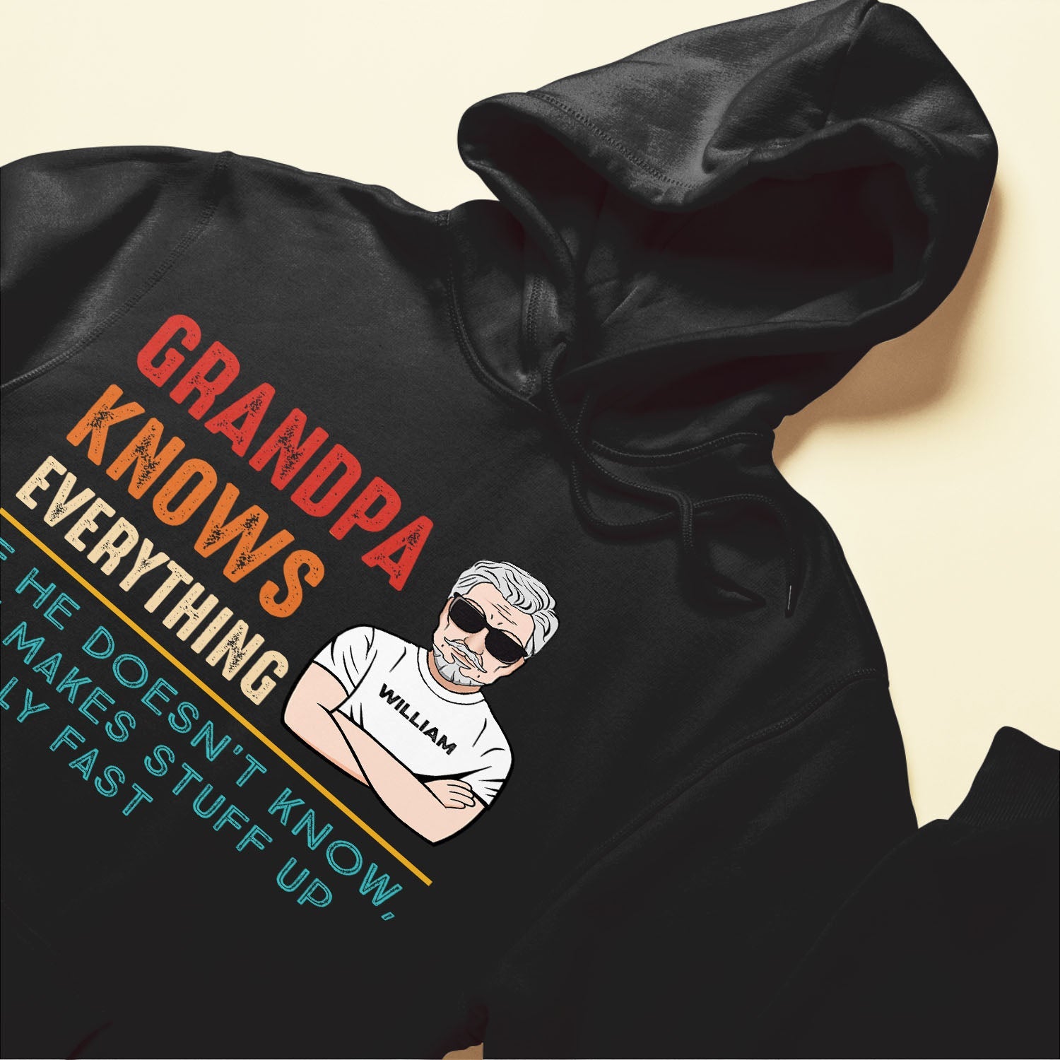 Grandpa Knows Everything - Personalized Shirt