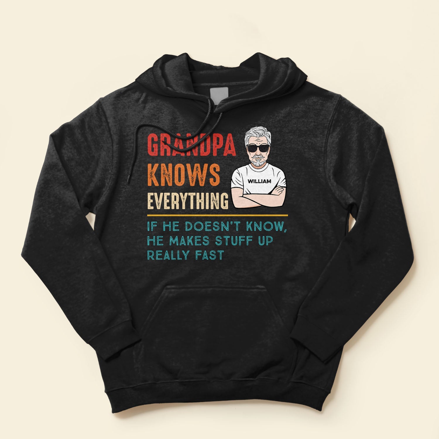 Grandpa Knows Everything - Personalized Shirt