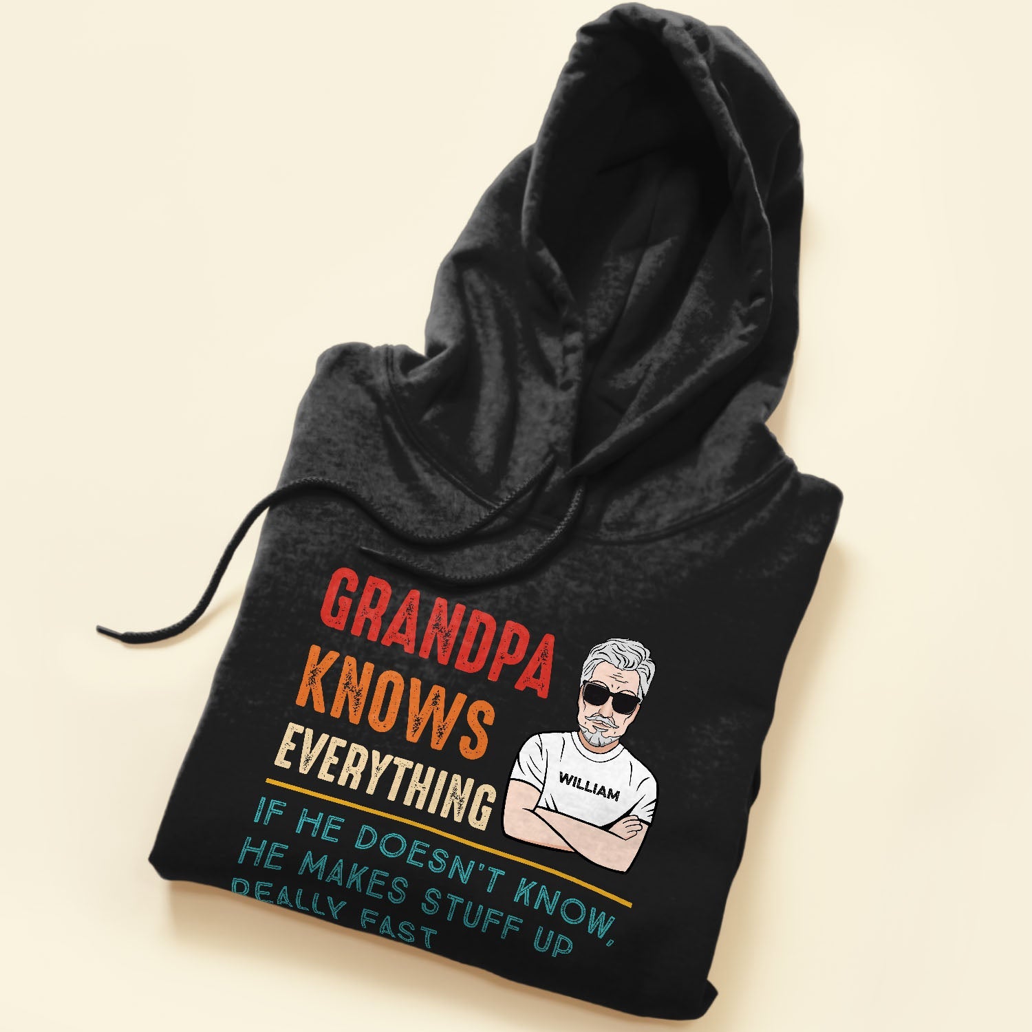 Grandpa Knows Everything - Personalized Shirt