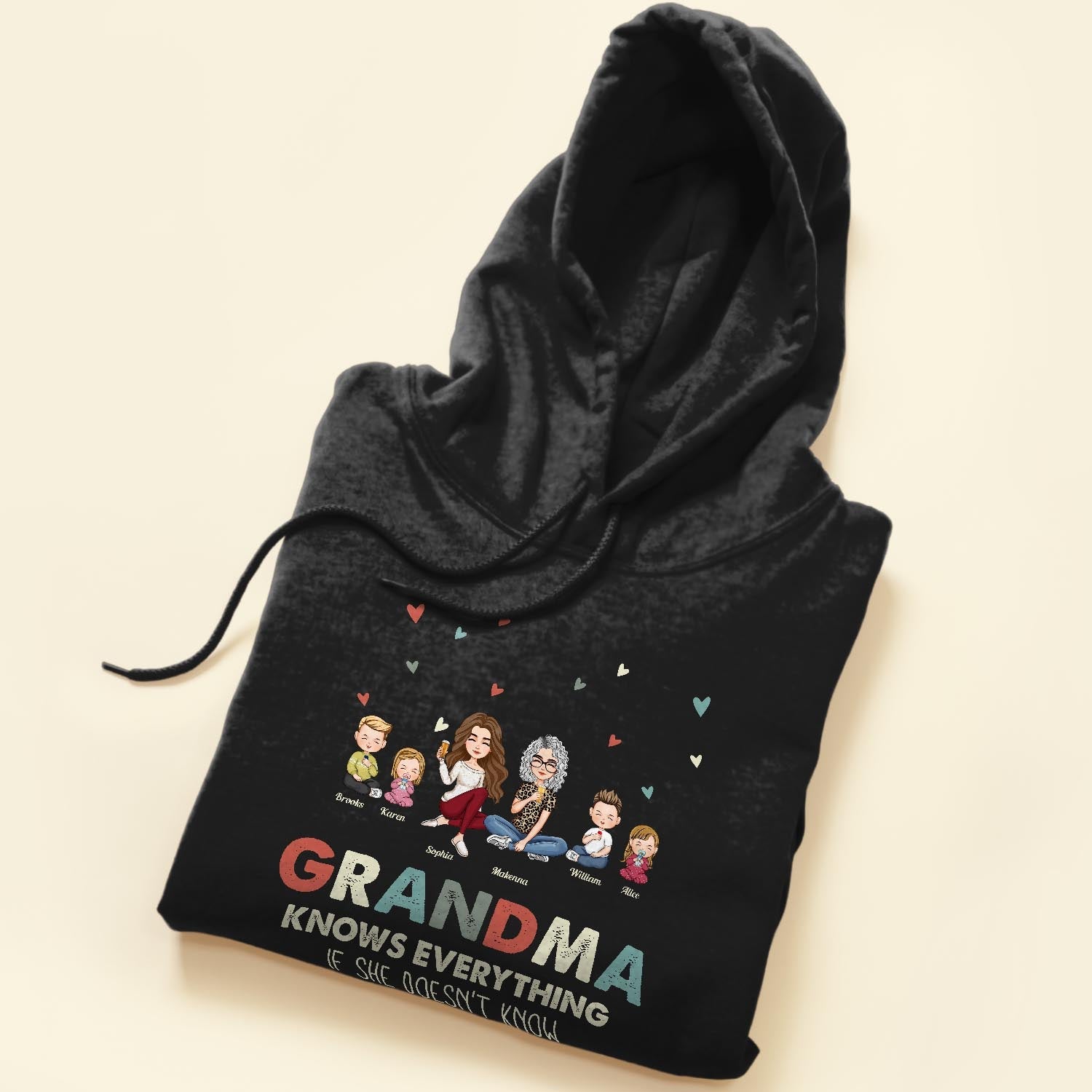 Grandparent Know Everything - Personalized Shirt - Birthday, Loving Gift For Grandma, Grandpa