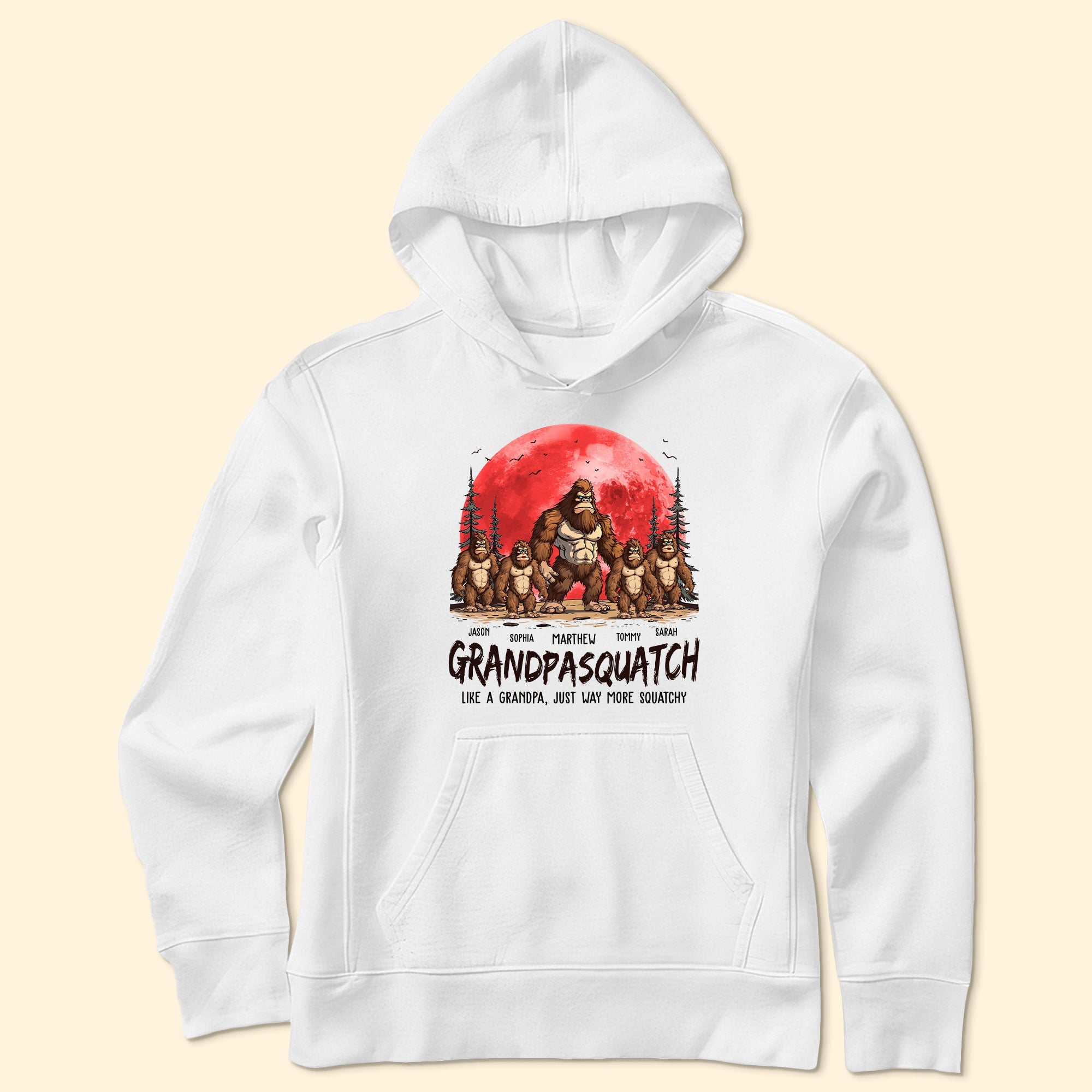 Grandpasquatch & Grandmasquatch - Personalized Shirt