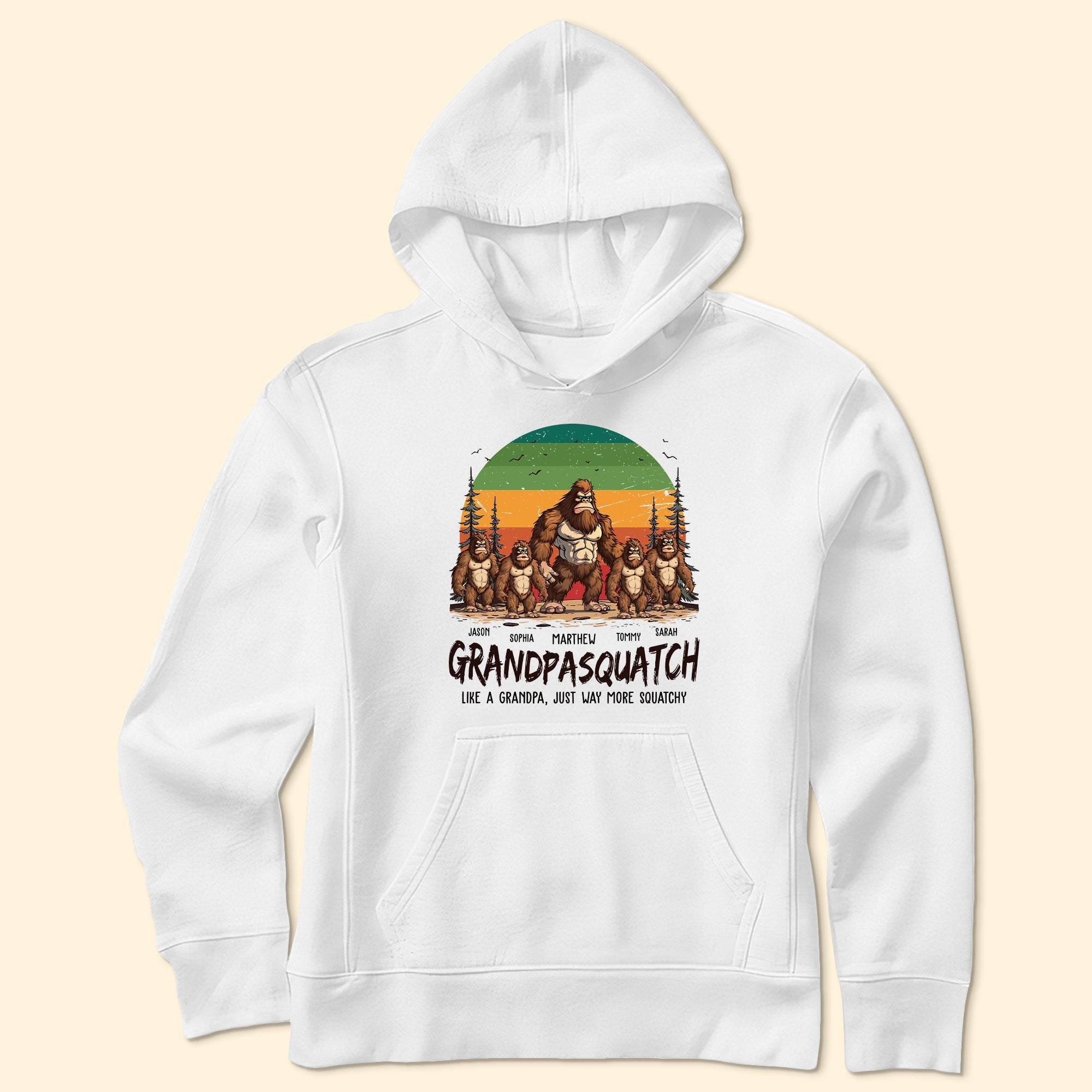 Grandpasquatch & Grandmasquatch - Personalized Shirt