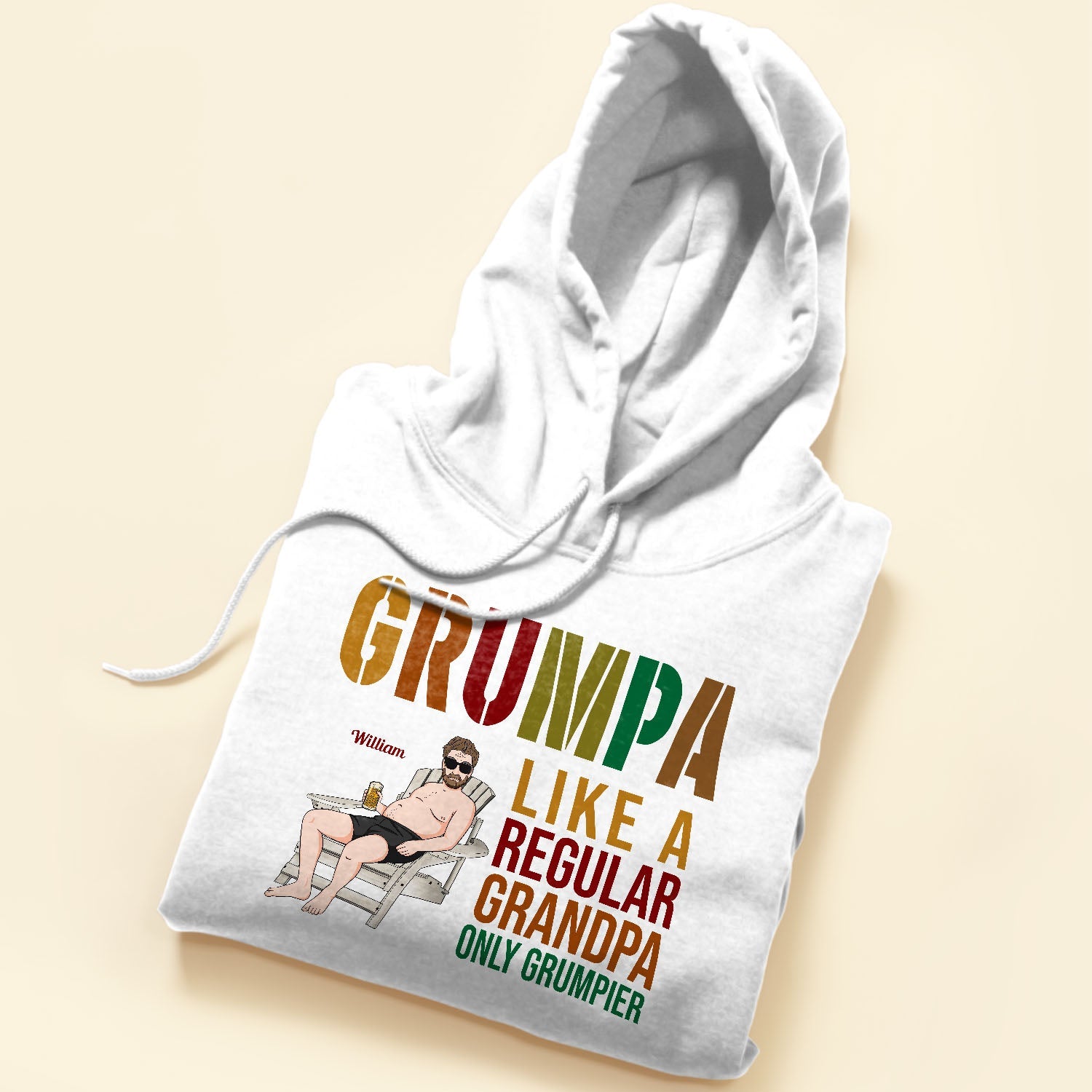 Grumpa Like A Regular Grandpa - Personalized Shirt - Father's Day Gift For Grandpa, Grandfather