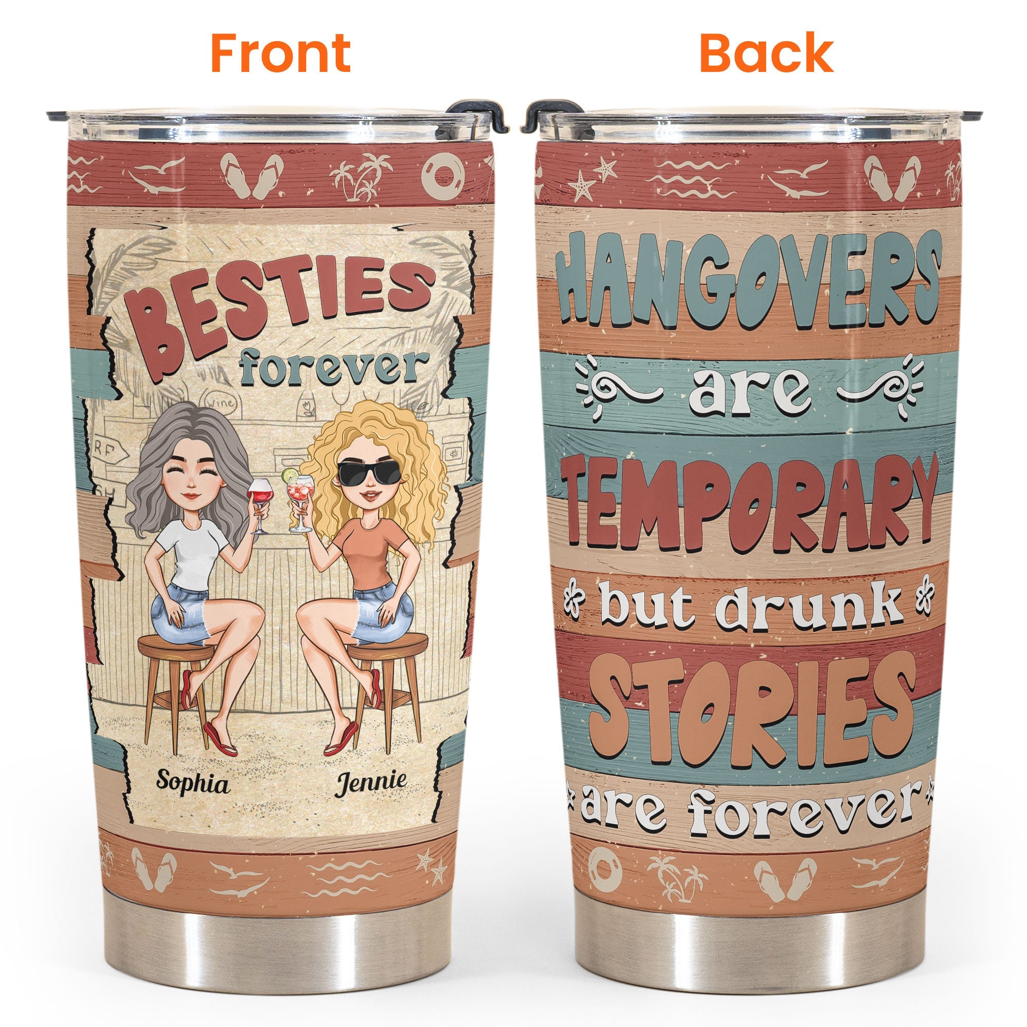 Hangovers Are Temporary - Personalized Tumbler Cup