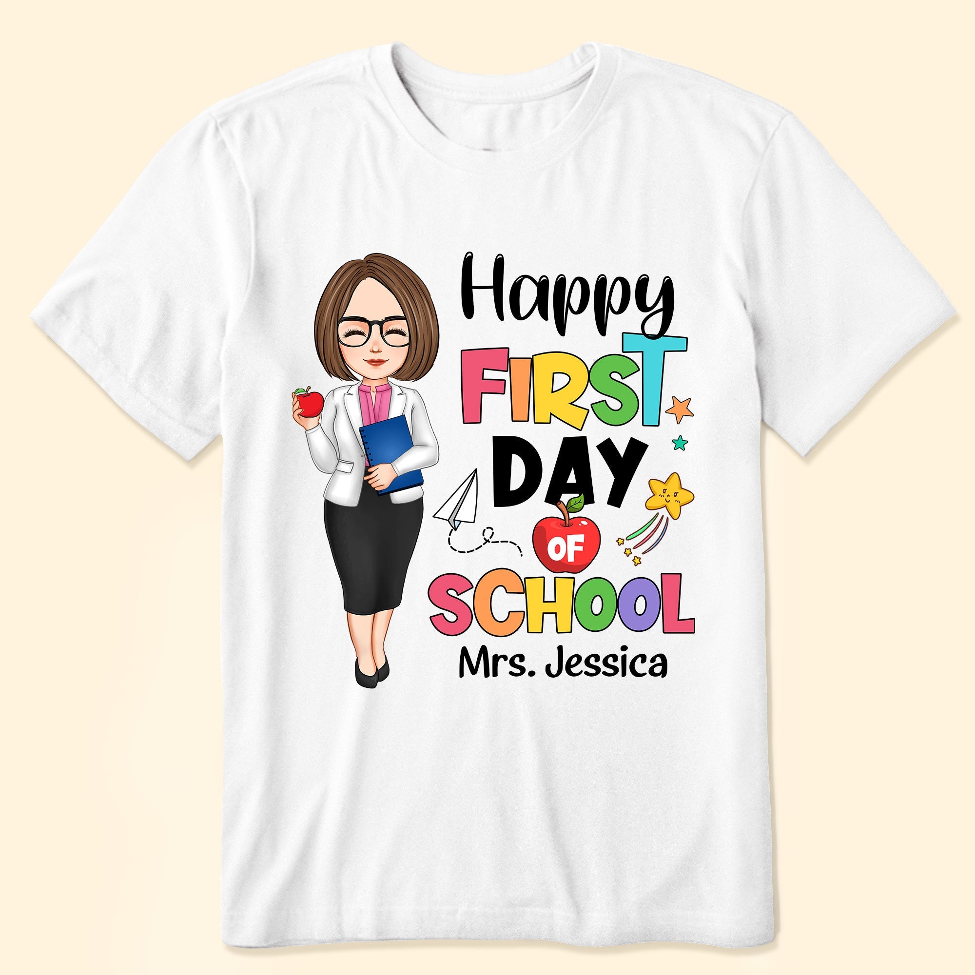 Happy First Day Of School - Personalized Shirt