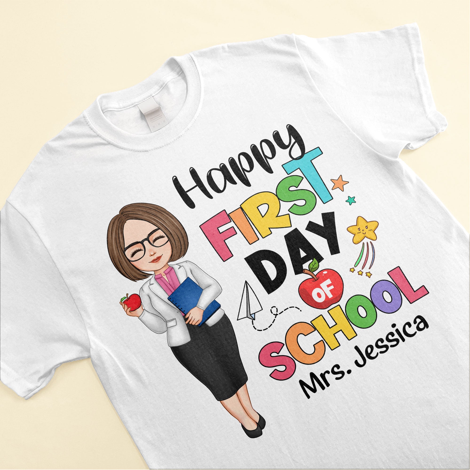 Happy First Day Of School - Personalized Shirt