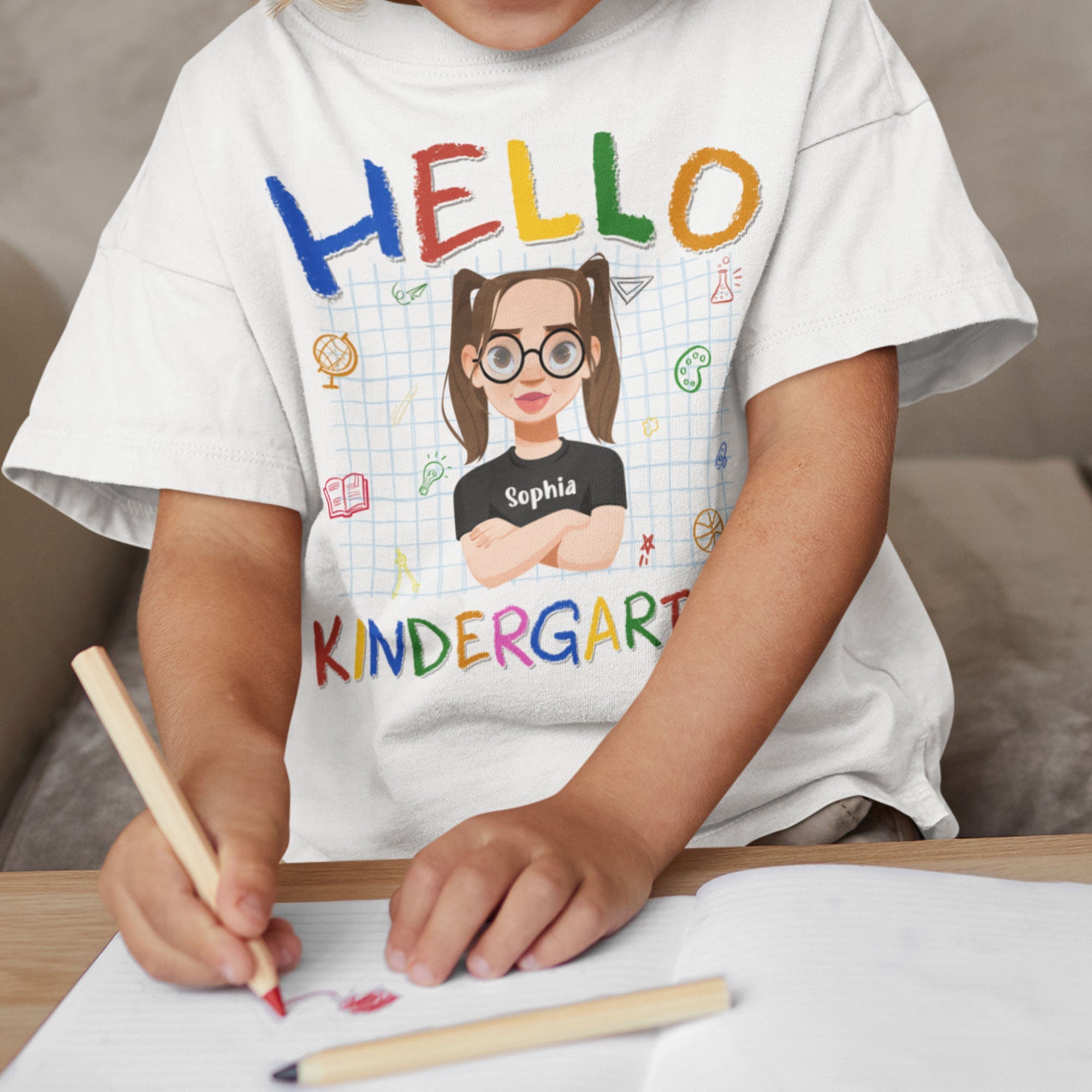 Hello Grade School - Personalized Shirt