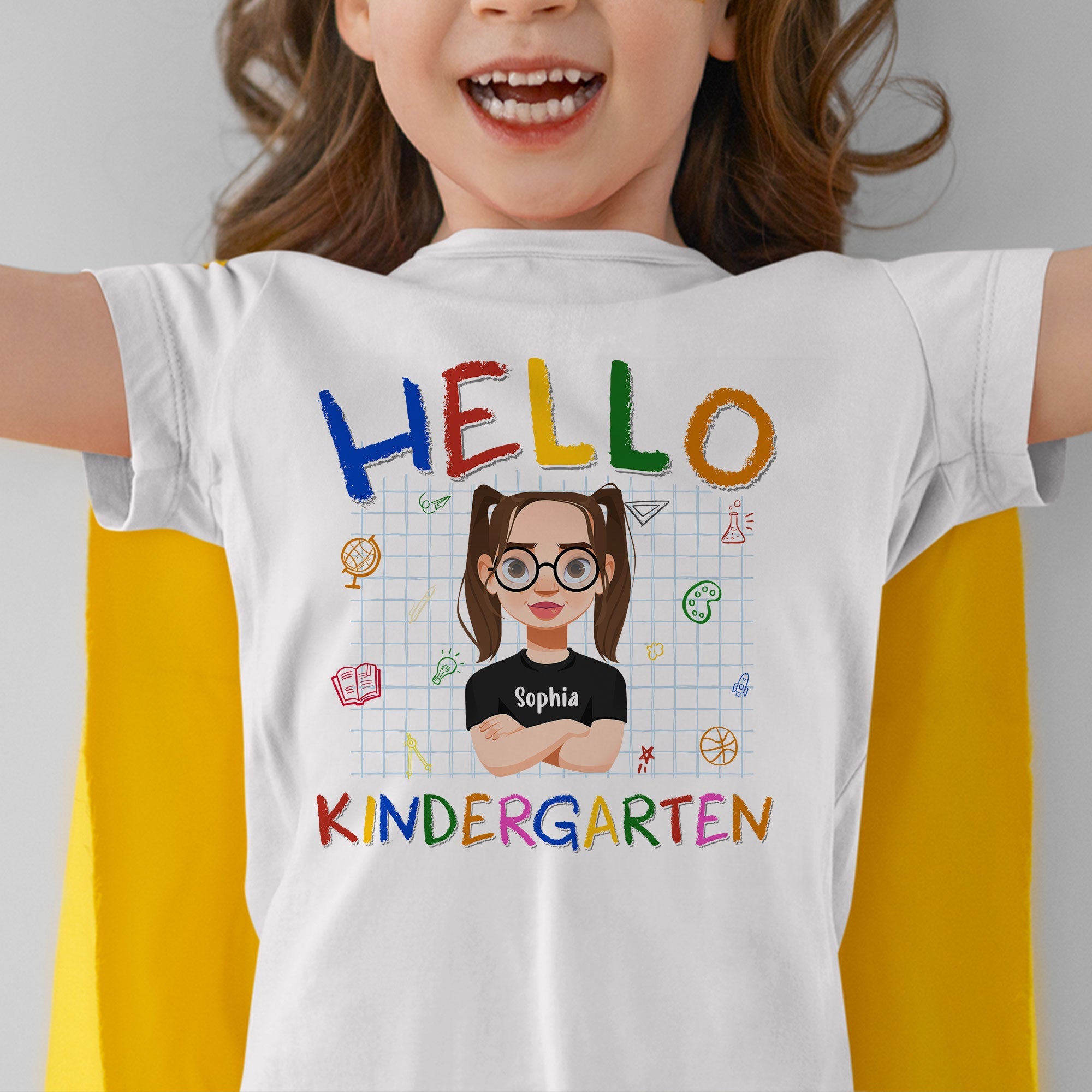 Hello Grade School - Personalized Shirt