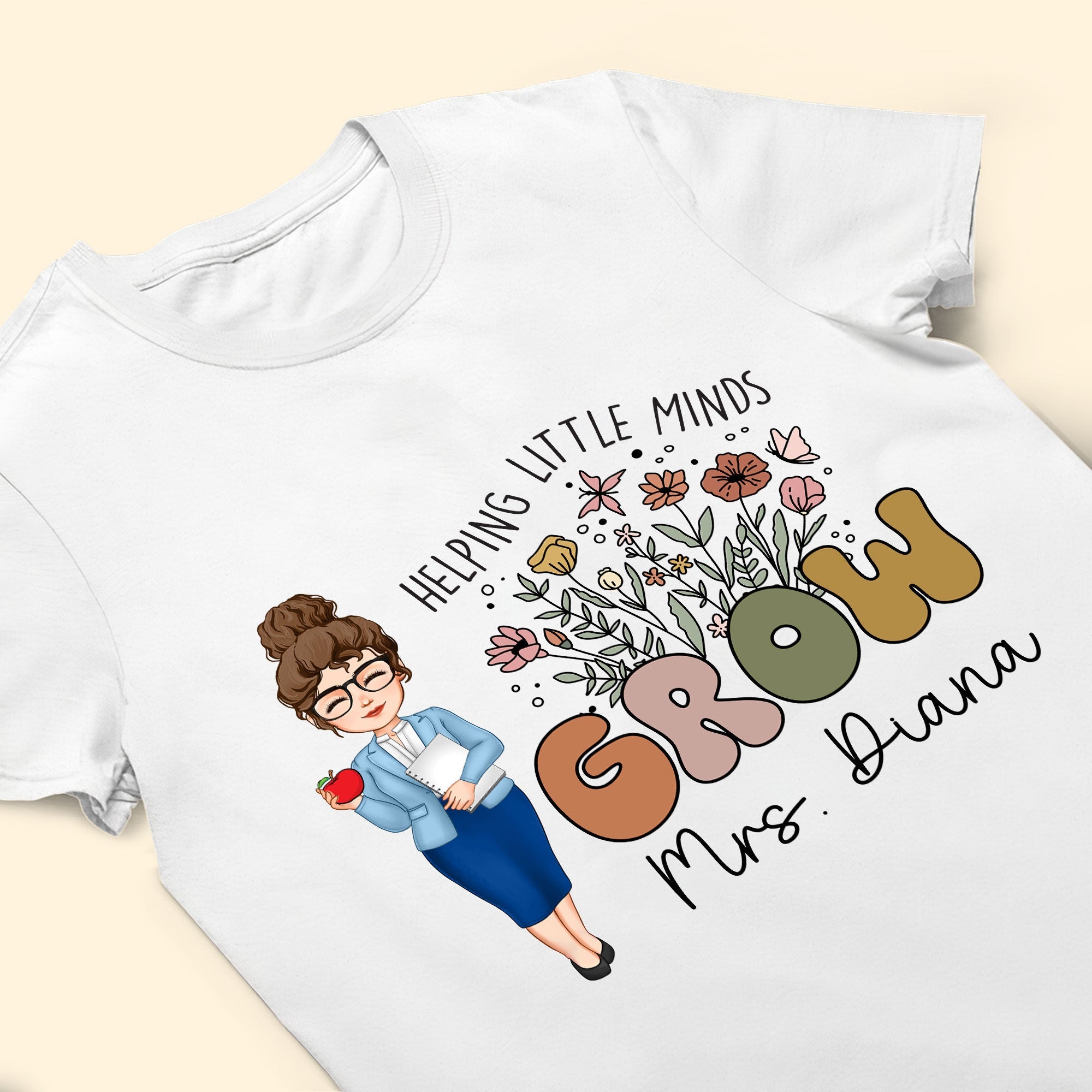 Helping Little Minds Grow - Personalized Shirt