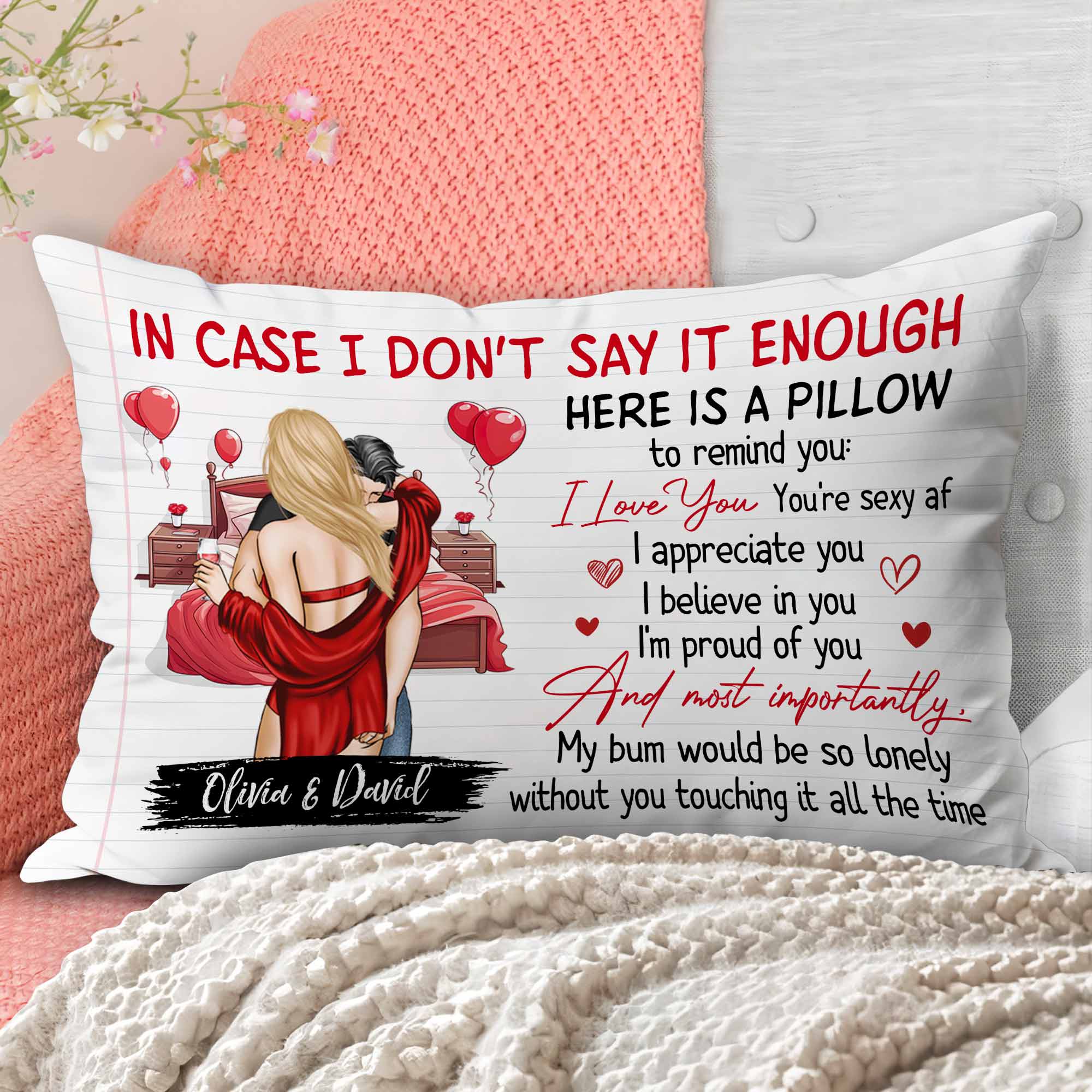 Here Is A Pillow To Remind You - Personalized Custom Shaped Pillow