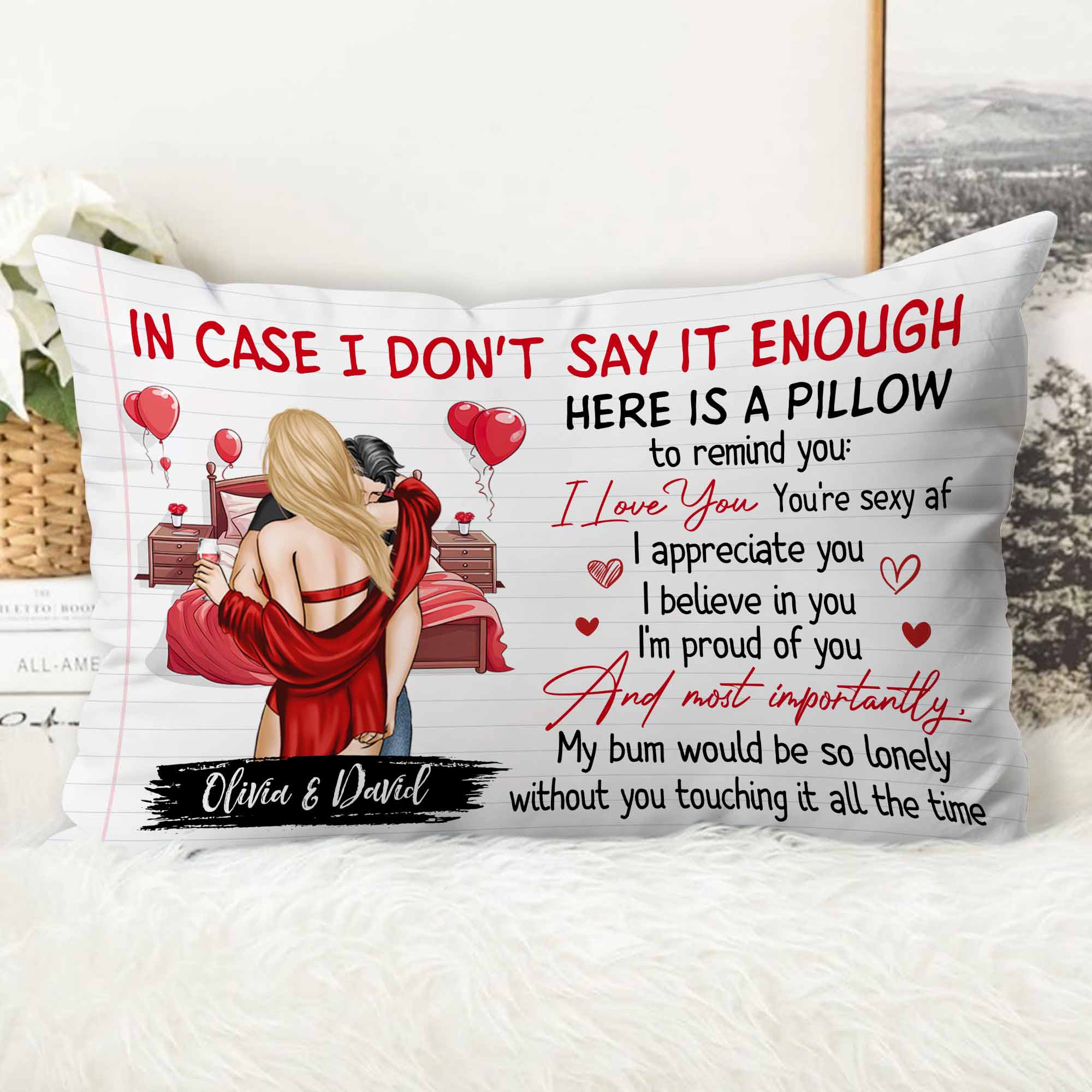 Here Is A Pillow To Remind You - Personalized Custom Shaped Pillow