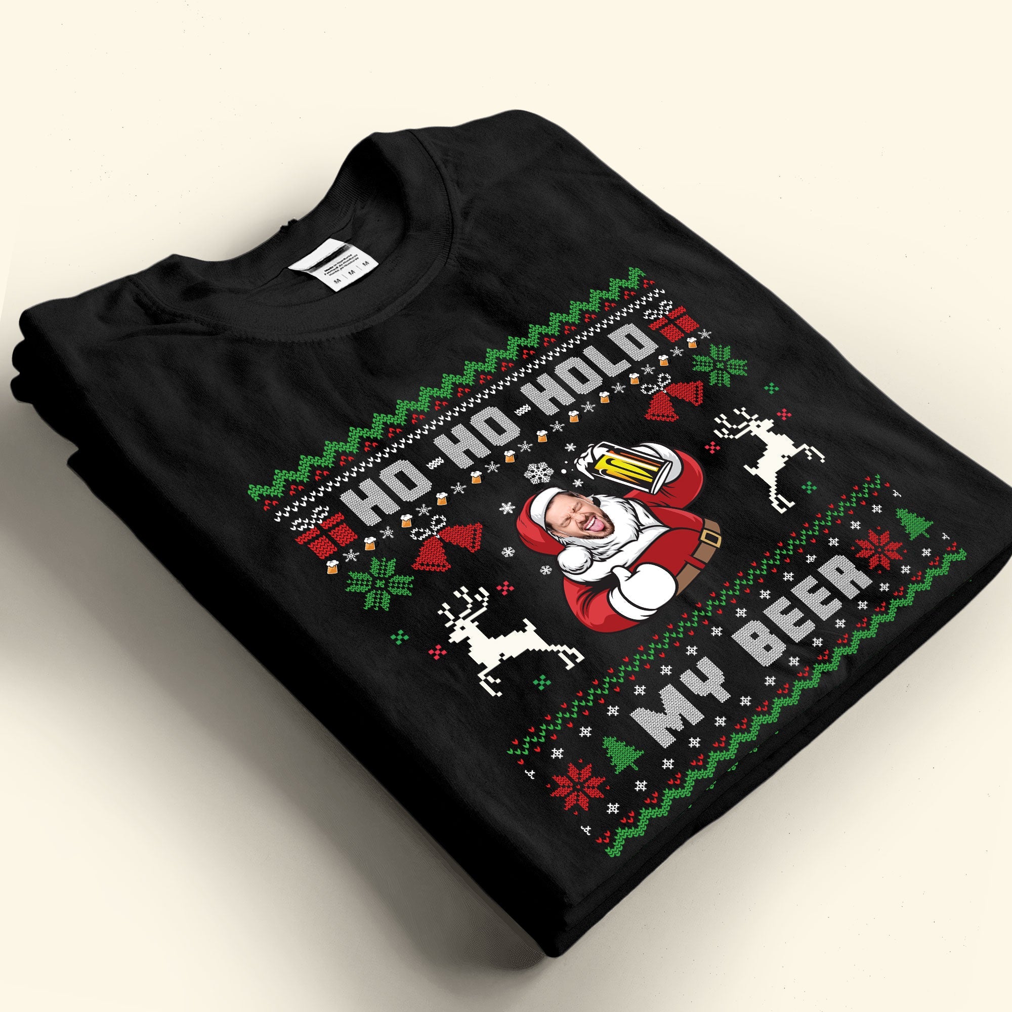 Ho Ho Hold My Beer - Personalized Sweatshirt