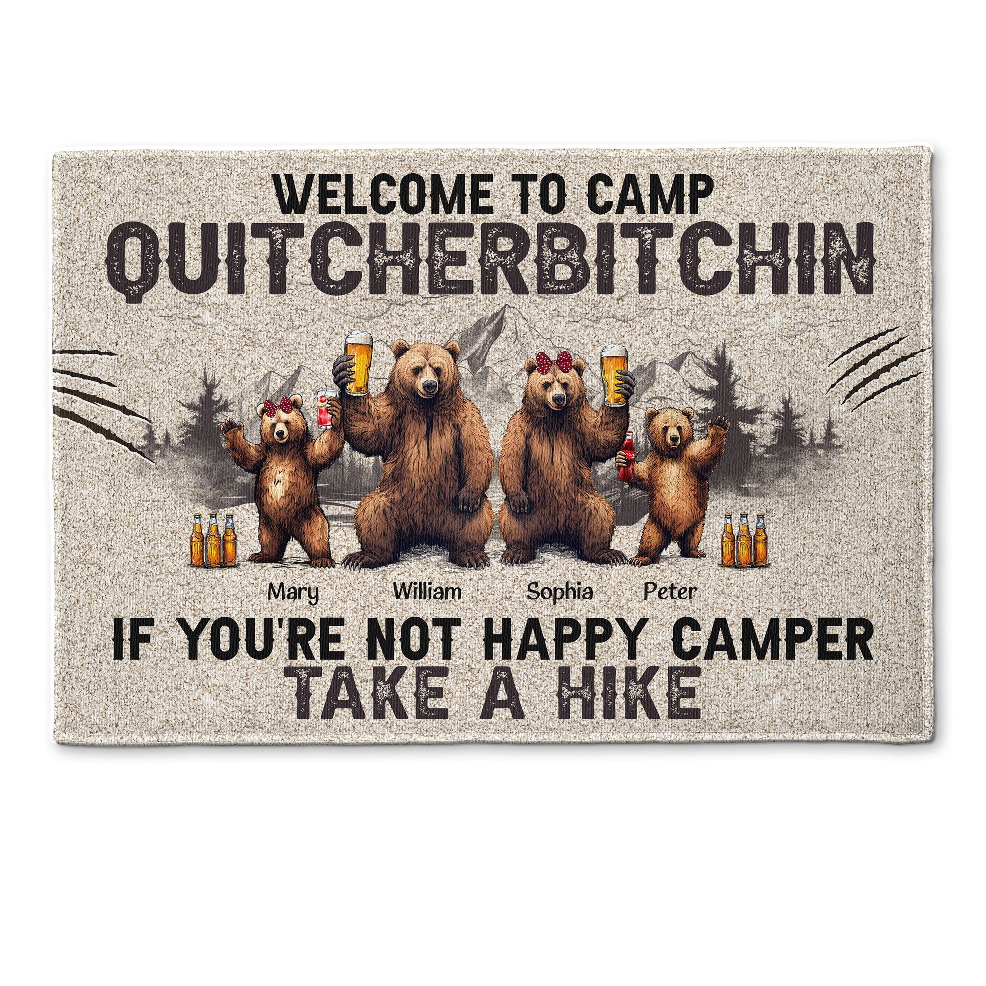 Home Is Where You Park It Camping - Personalized Doormat