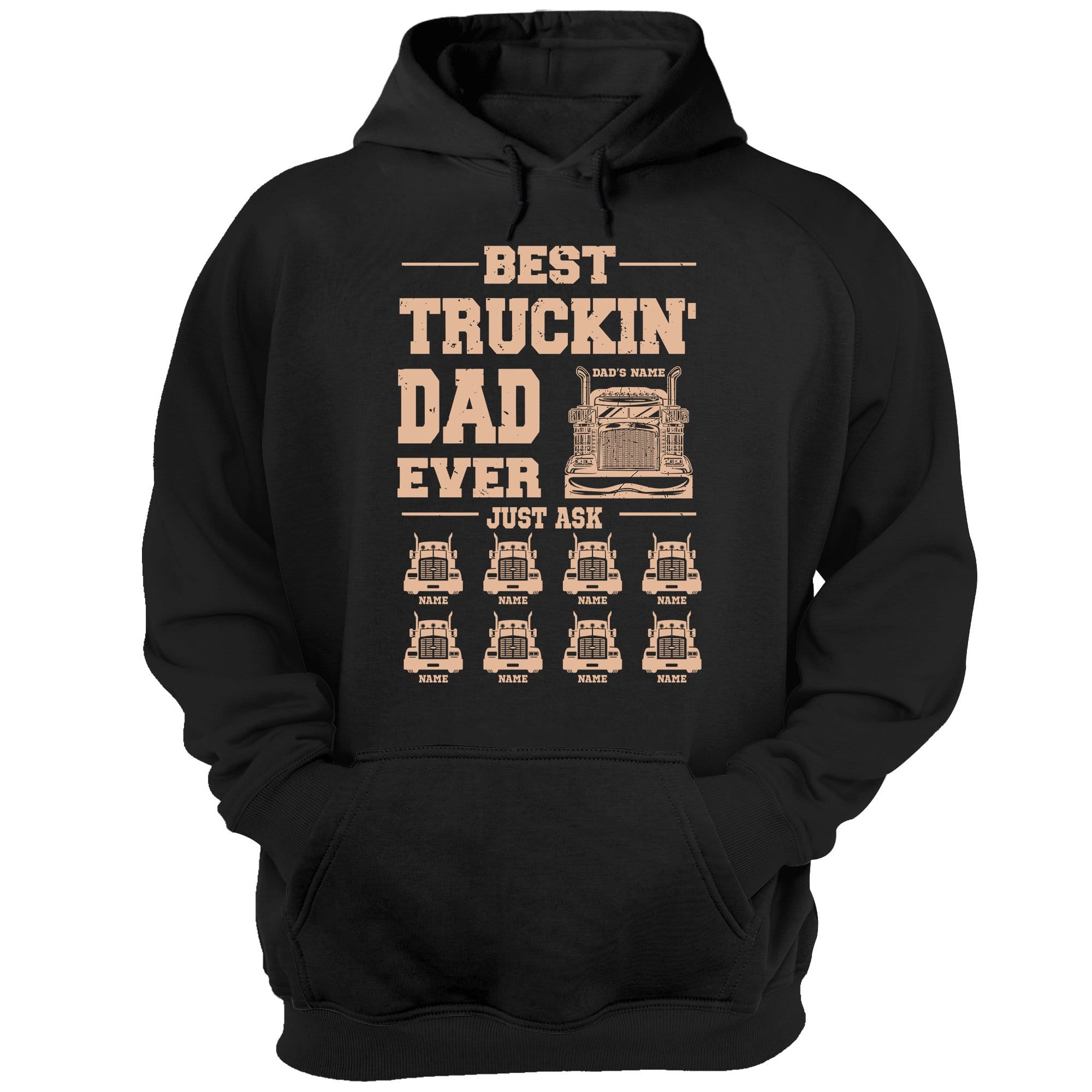 Best Truckin' Dad Ever Just Ask Shirt-Macorner