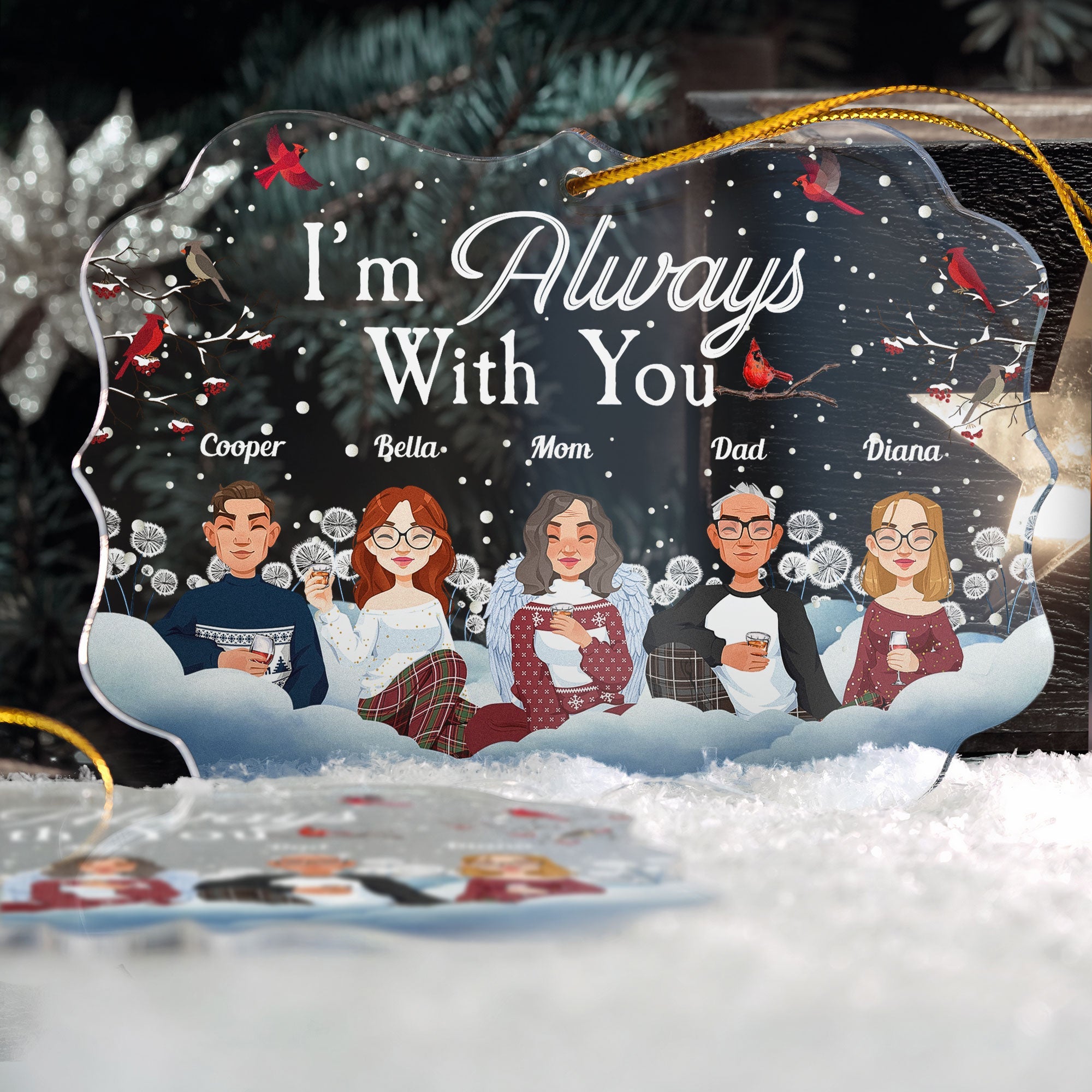 I Am Always With You - Personalized Acrylic Ornament