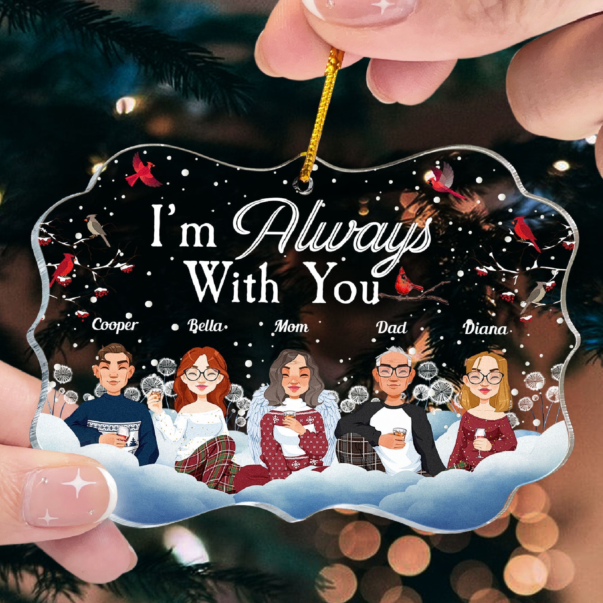 I Am Always With You - Personalized Acrylic Ornament