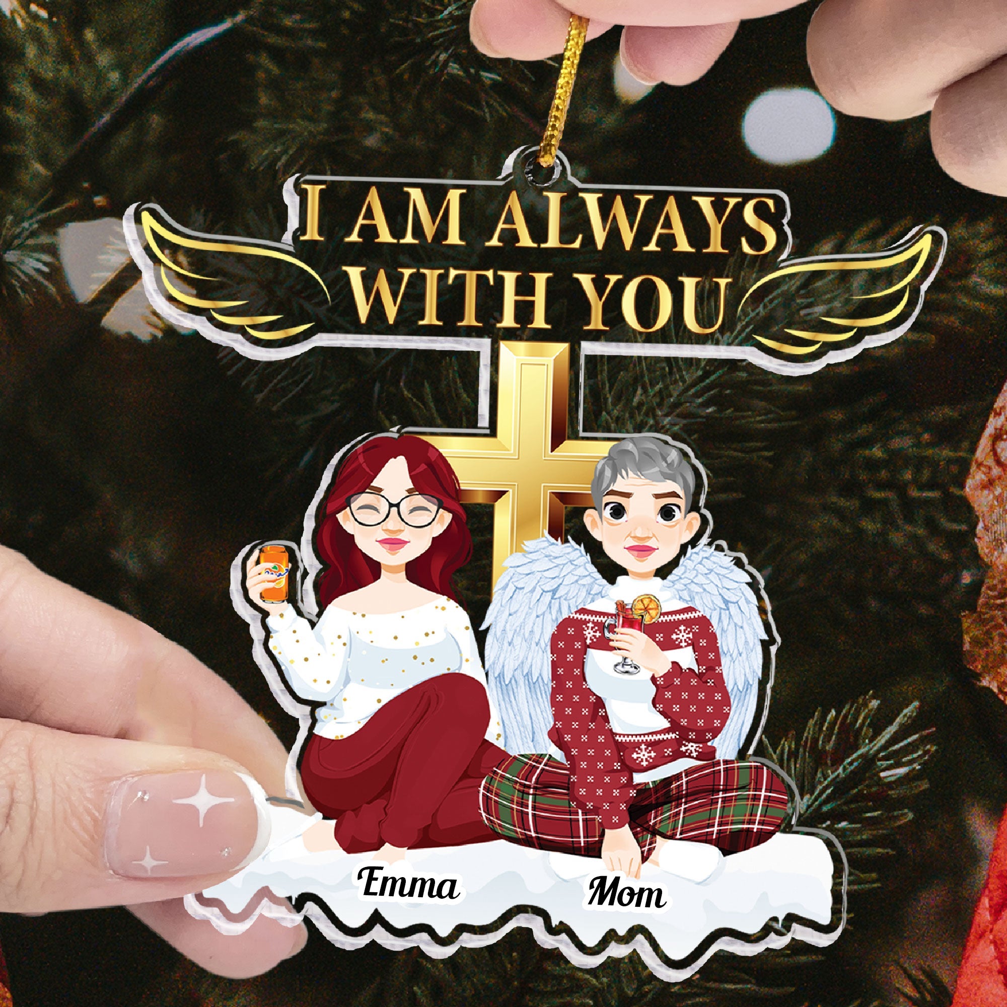 I Am Always With You - Personalized Acrylic Ornament