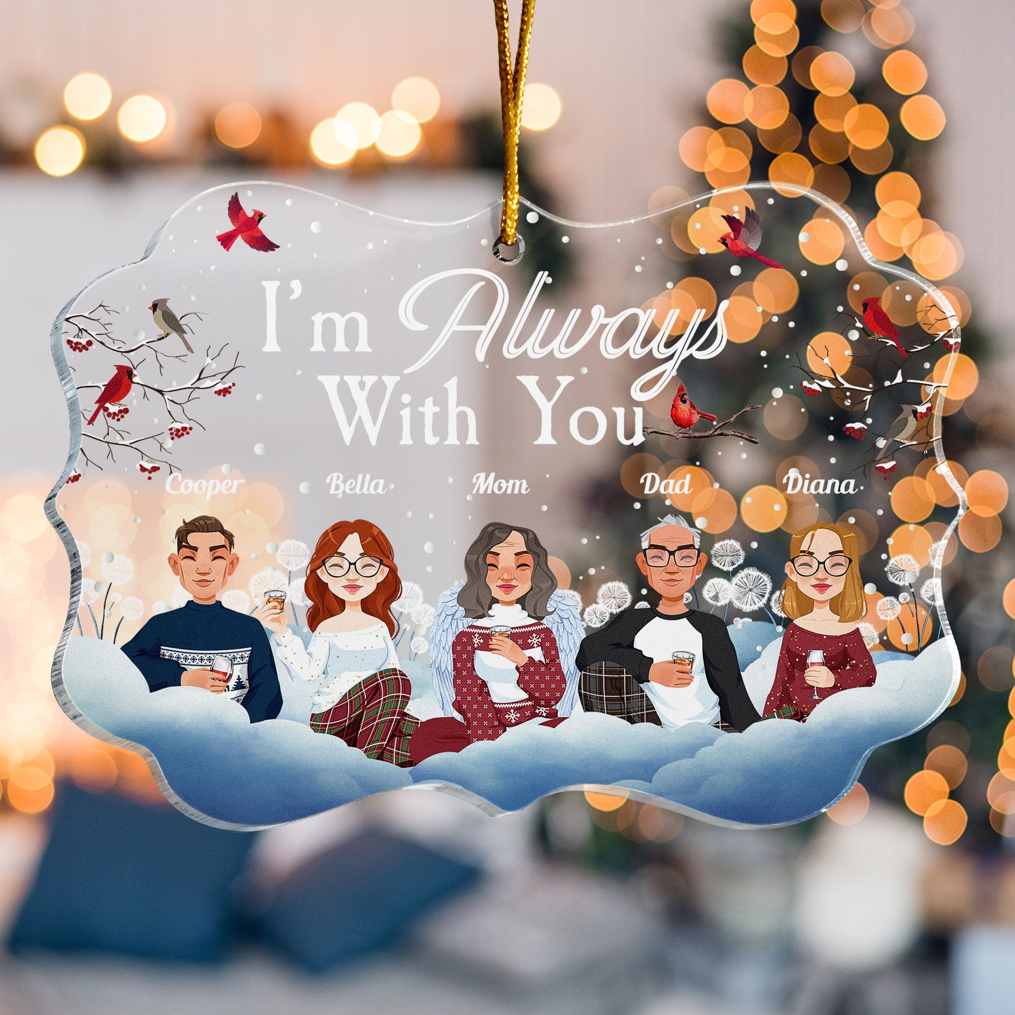 I Am Always With You - Personalized Acrylic Ornament