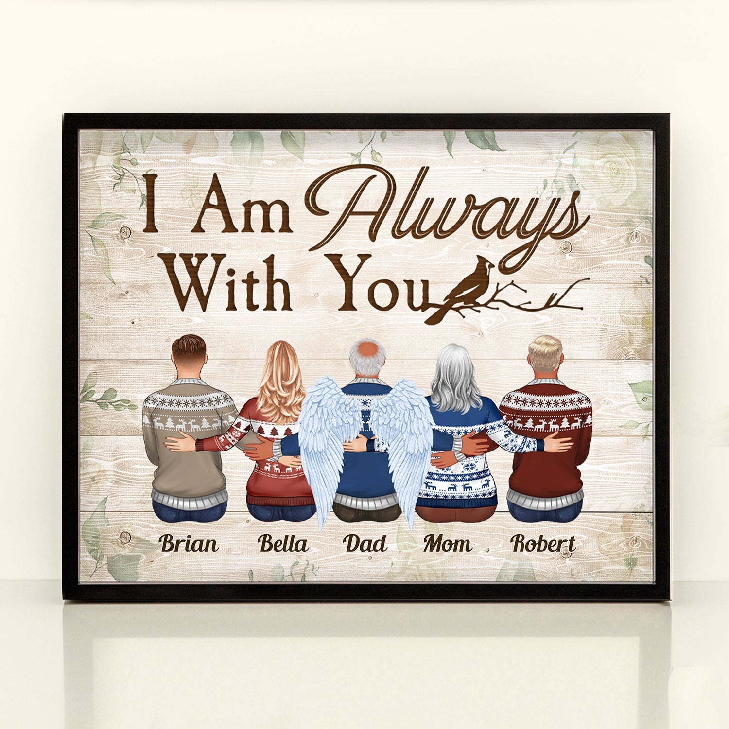 I Am Always With You - Personalized Poster - Memorial Gift For Family