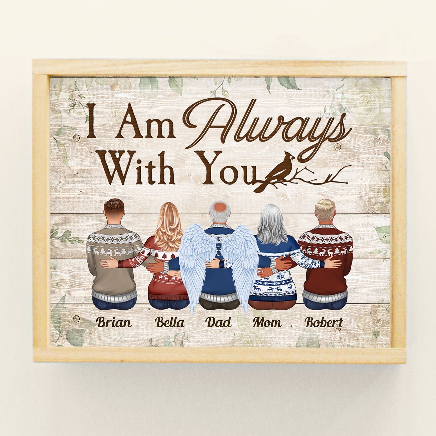 I Am Always With You - Personalized Poster - Memorial Gift For Family