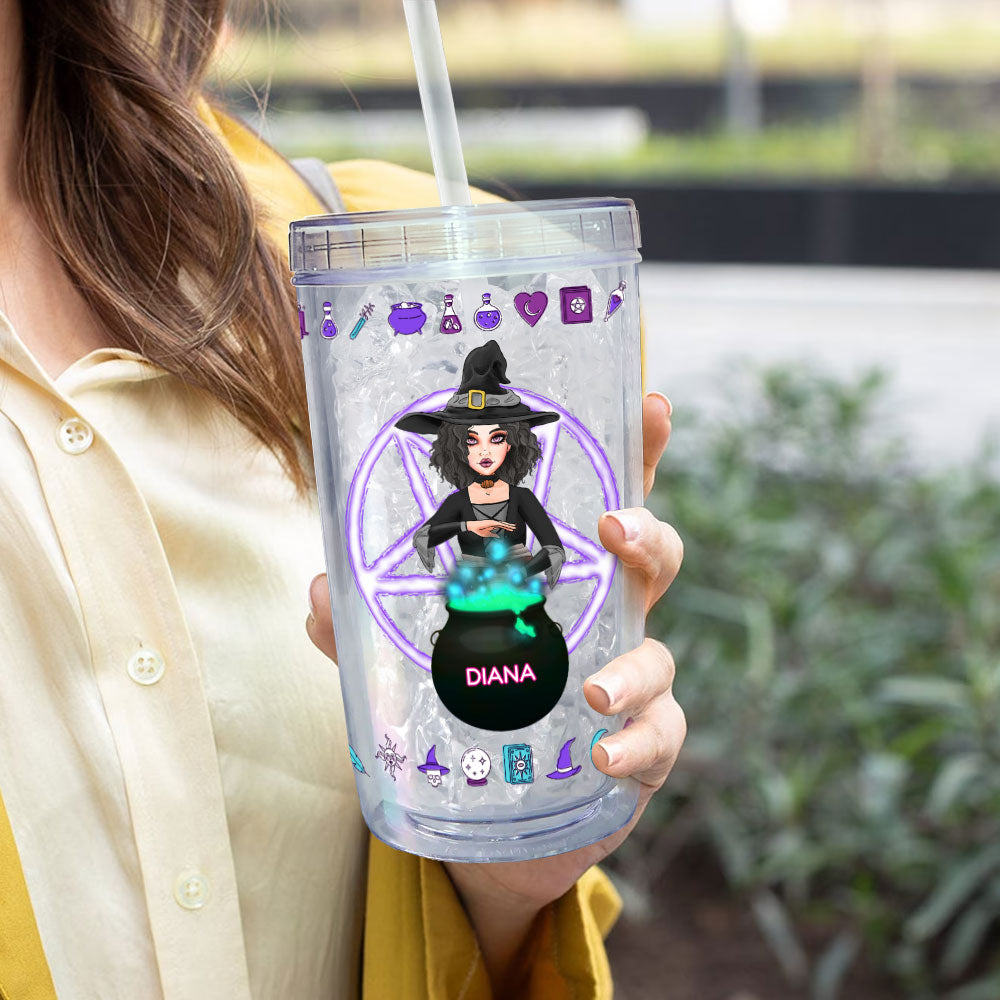 I Am Not Sugar And Spice - Personalized Acrylic Tumbler With Straw