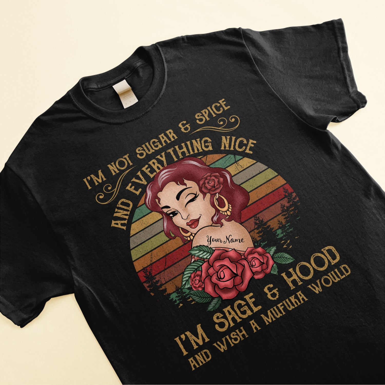 I Am Sage And Hood - Personalized Shirt - Hispanic Month Gift For Hispanic