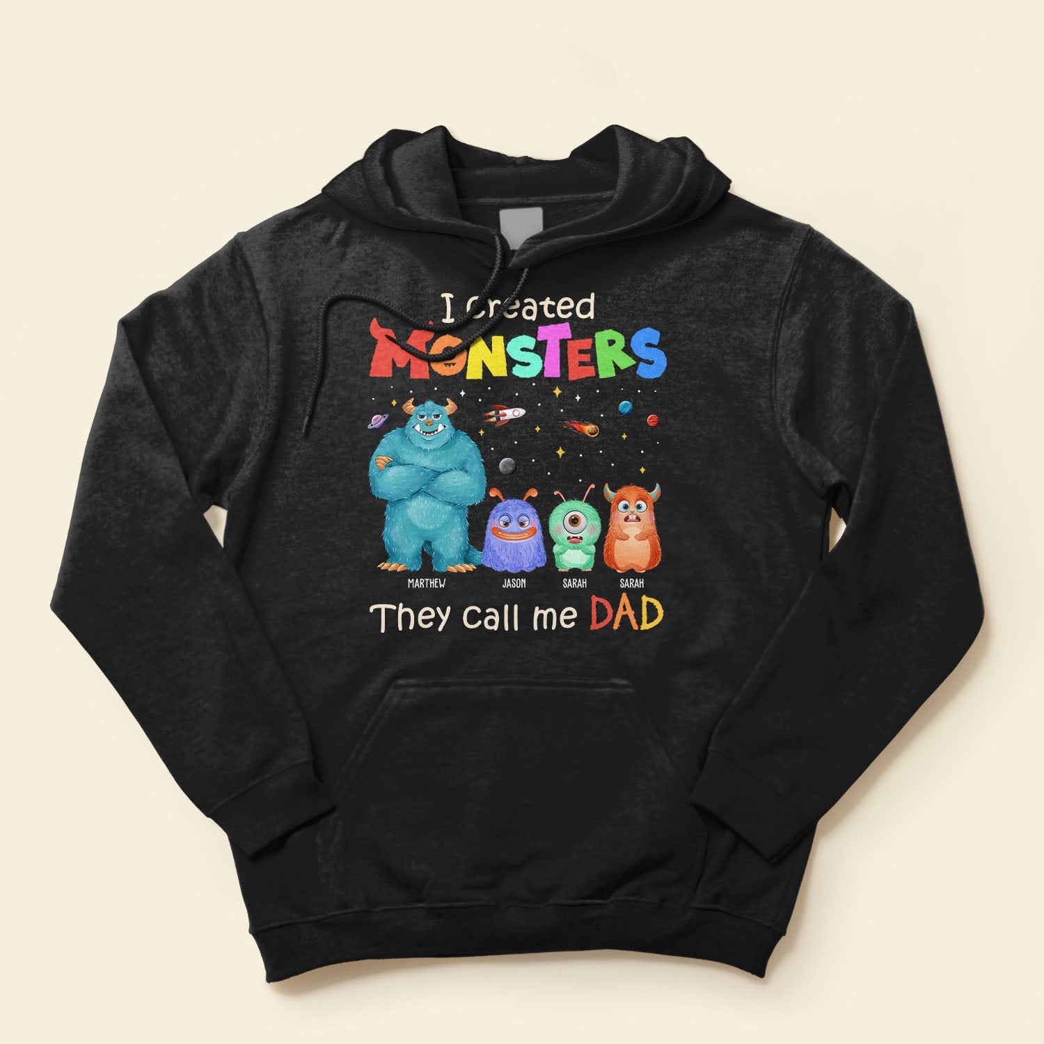 I Create Monsters They Call Me Dad - Personalized Shirt