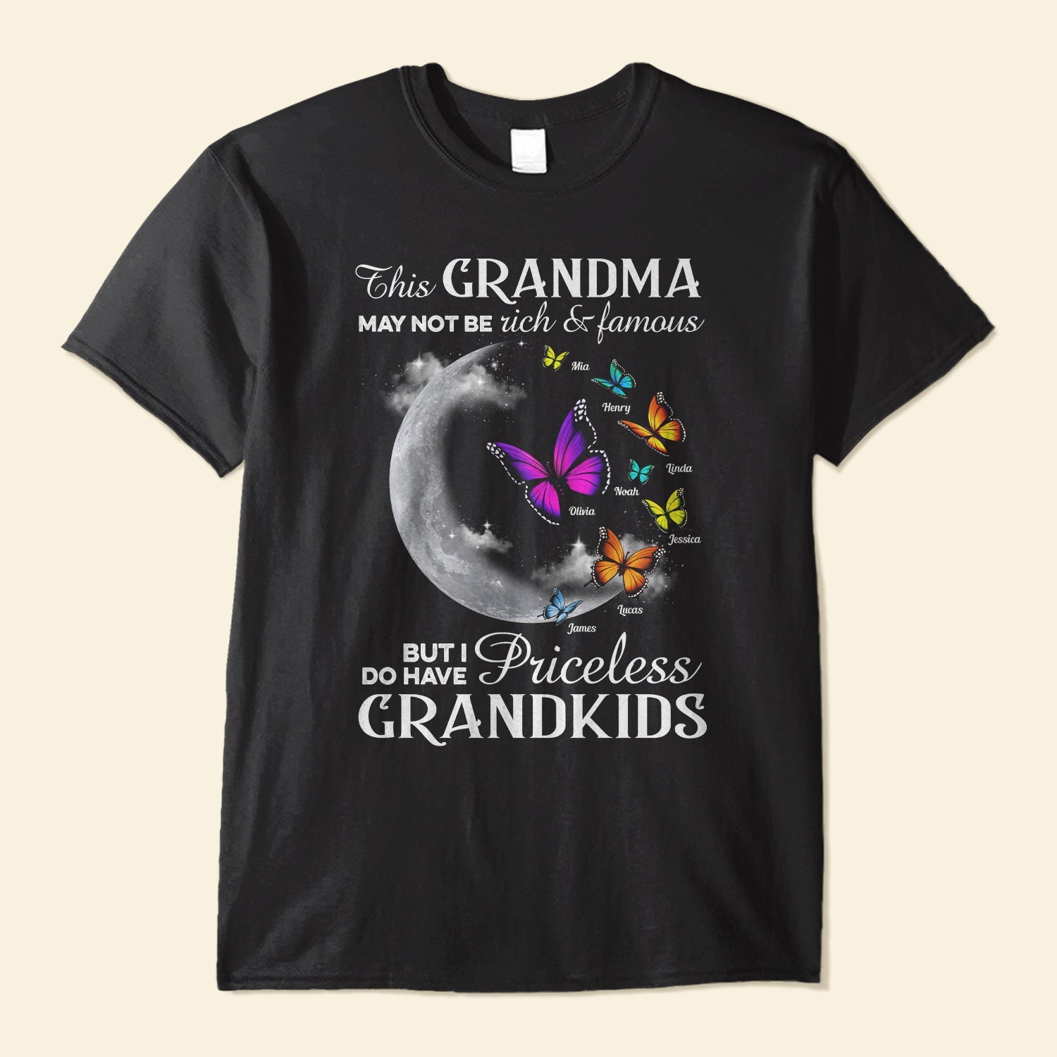 I Do Have Priceless Grandkids - Personalized Shirt - Birthday, Christmas, Grandparents' Day Gift For Grandma, Grammy, Gigi, Nana, Nanny, Mimi, Mom, Mama