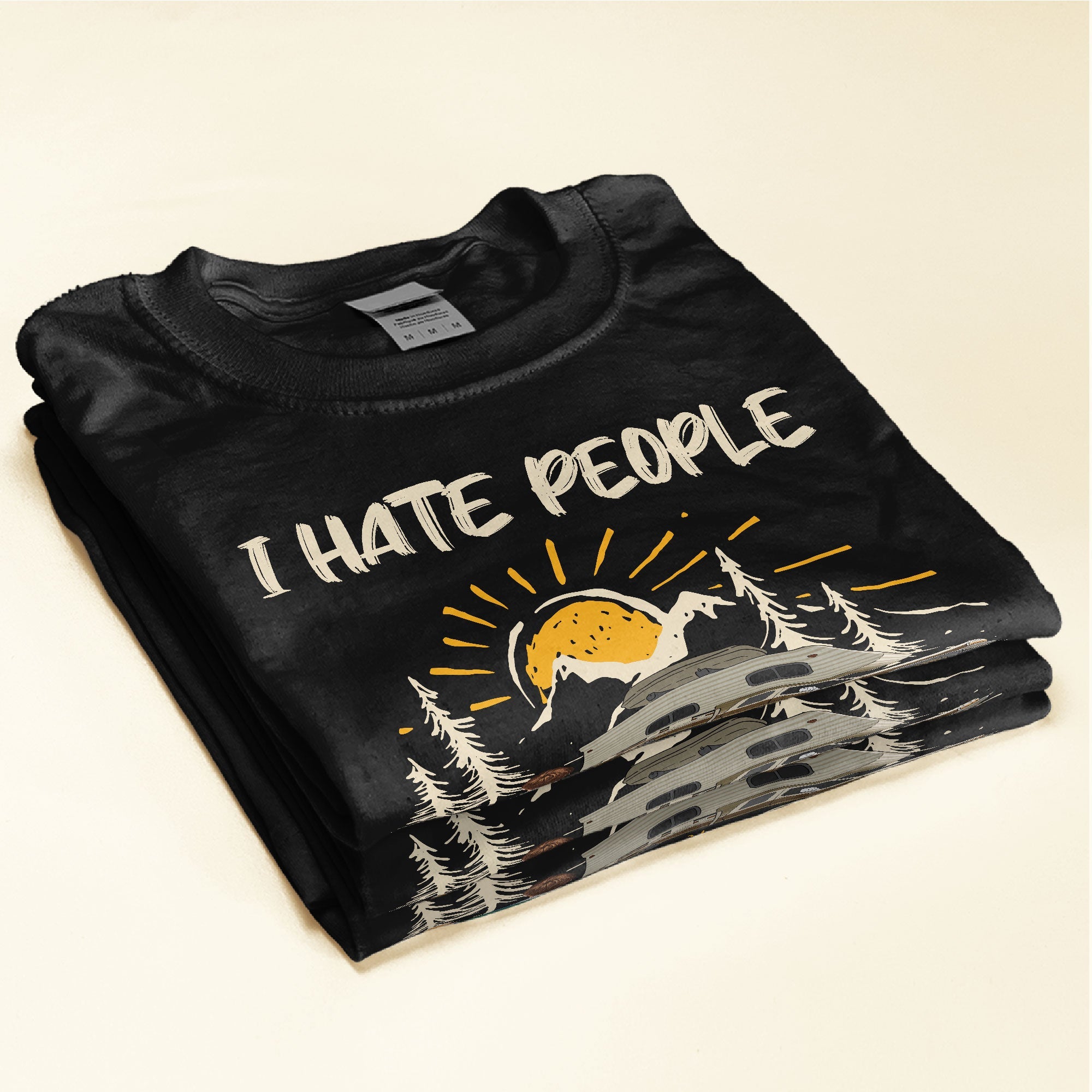 I Hate People Camping - Personalized Shirt