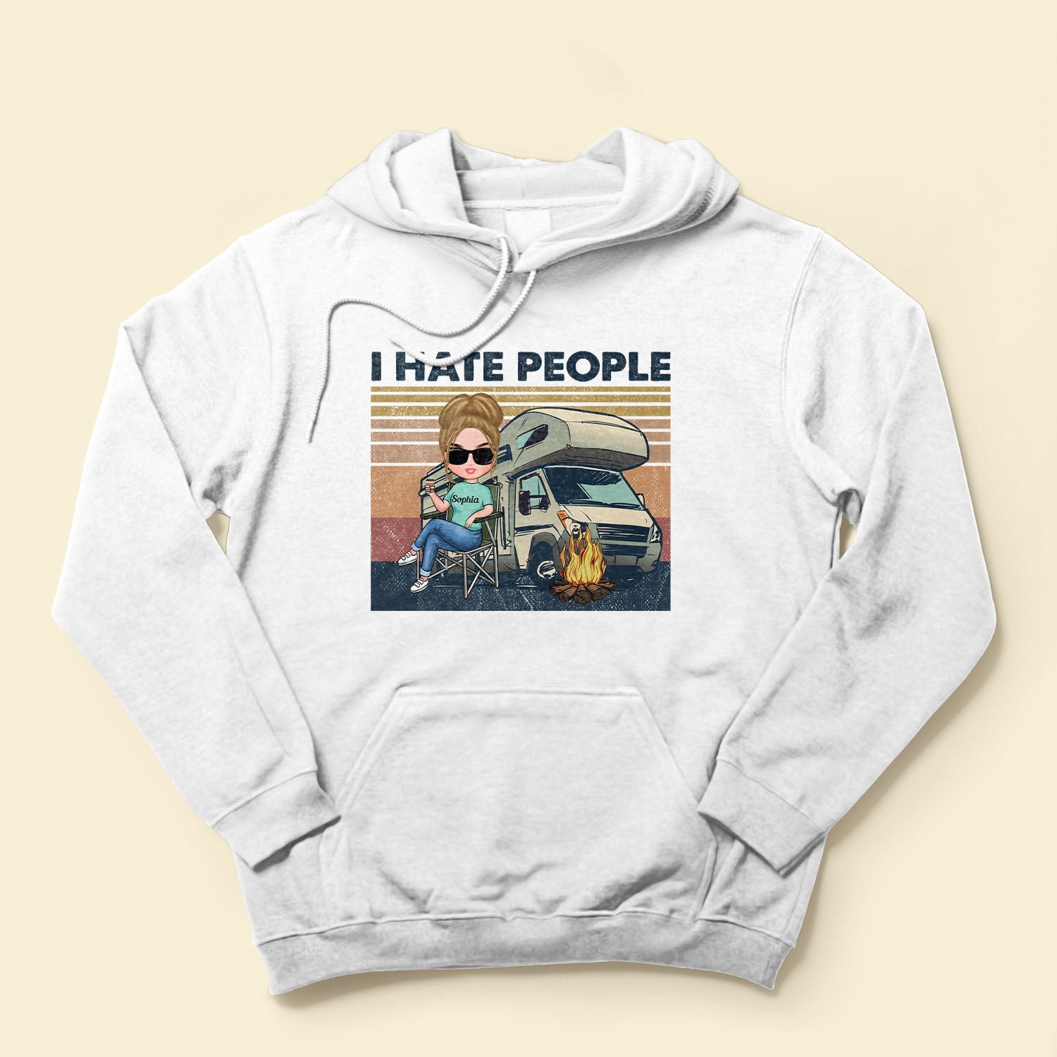 I Hate People - Personalized Shirt - Birthday Gift For Camping Lovers, Wanderlust  - Camping Doll