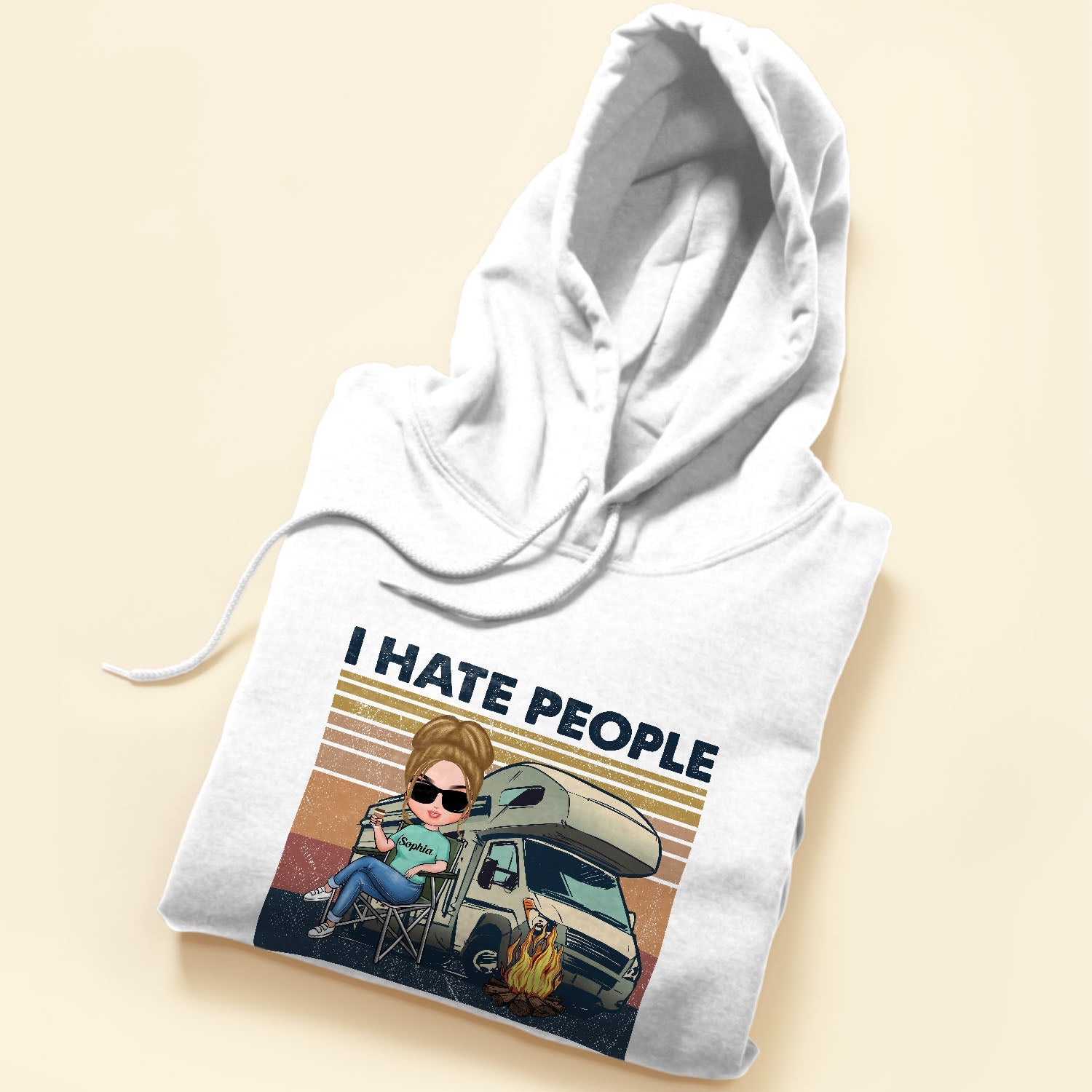 I Hate People - Personalized Shirt - Birthday Gift For Camping Lovers, Wanderlust  - Camping Doll