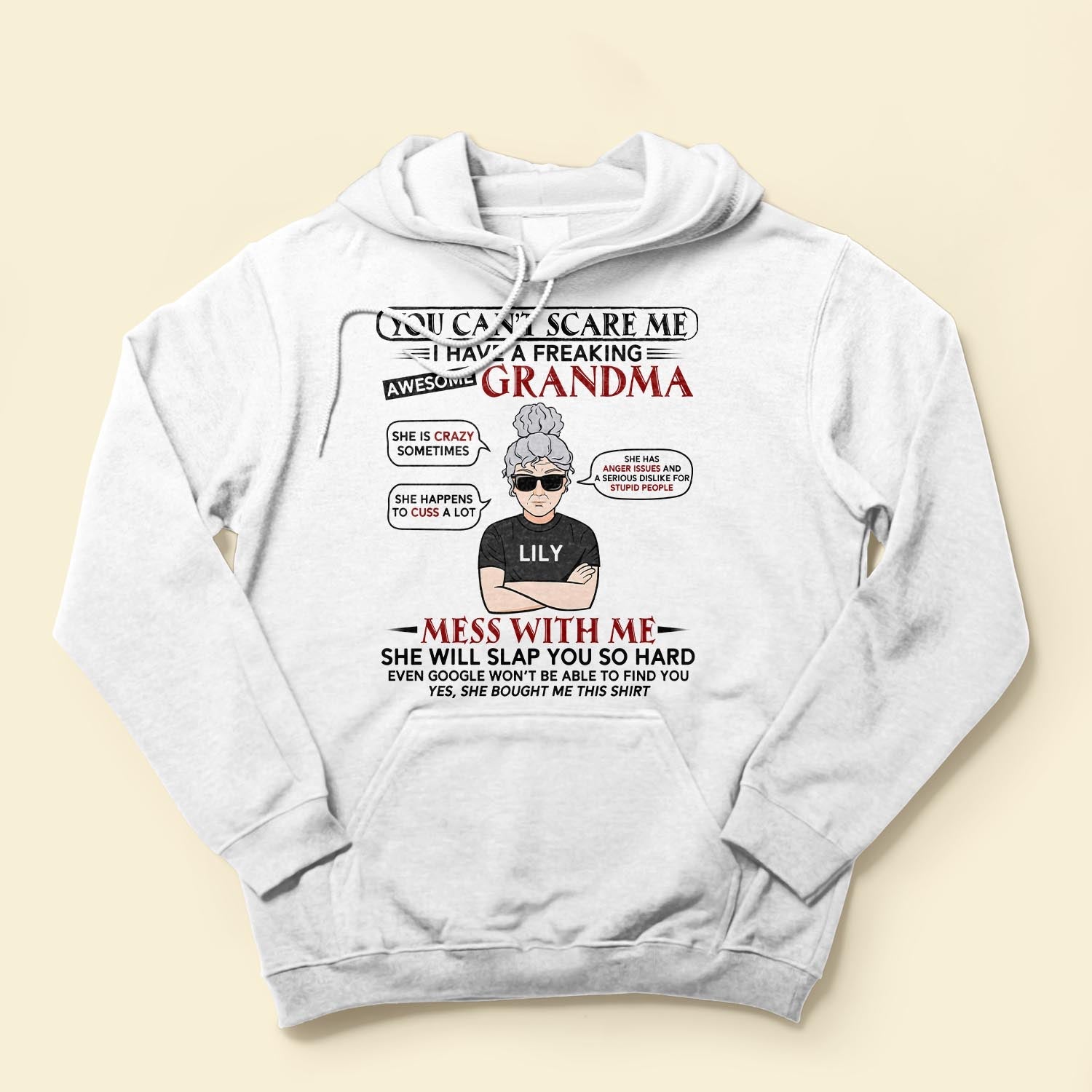 I Have A Freaking Awesome Grandma - Personalized Shirt - Birthday, Back To School Gift For Grandkids, Grandchildren, GrandSon, Granddaughter