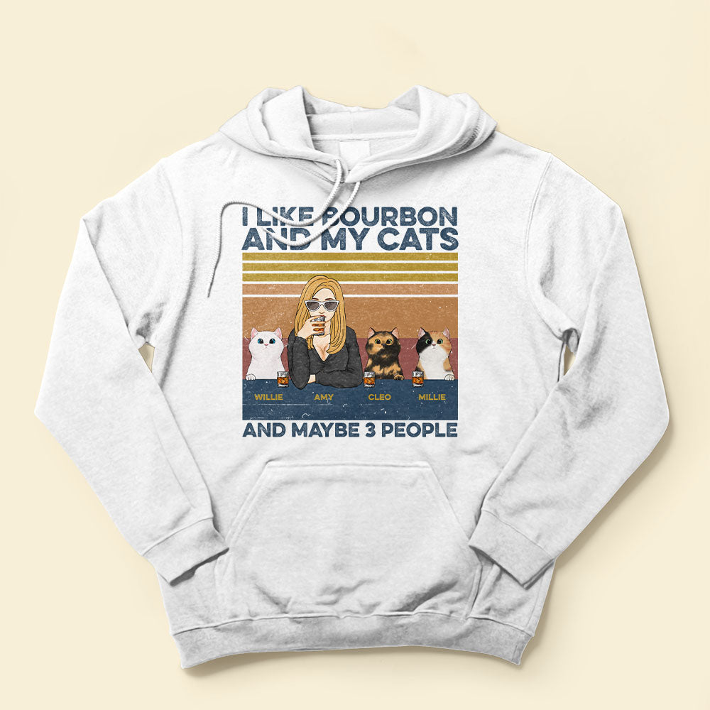 I-Like-Bourbon-Beer-Drinks-And-My-Cats-And-Maybe-3-People-Cat-Custom-Shirt-Gift-For-Cat-And-Drinks-Lover