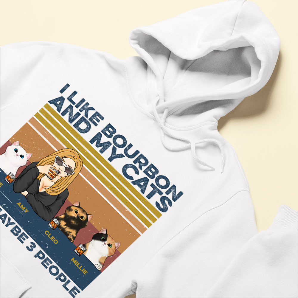 I-Like-Bourbon-Beer-Drinks-And-My-Cats-And-Maybe-3-People-Cat-Custom-Shirt-Gift-For-Cat-And-Drinks-Lover