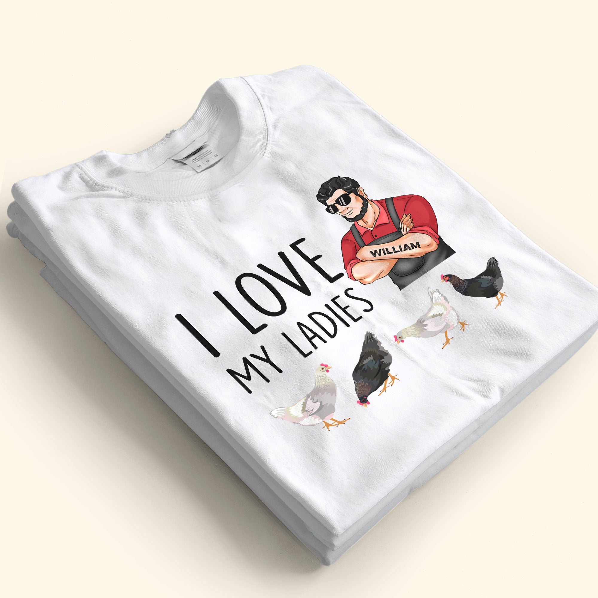 I Love My Ladies - Personalized Shirt