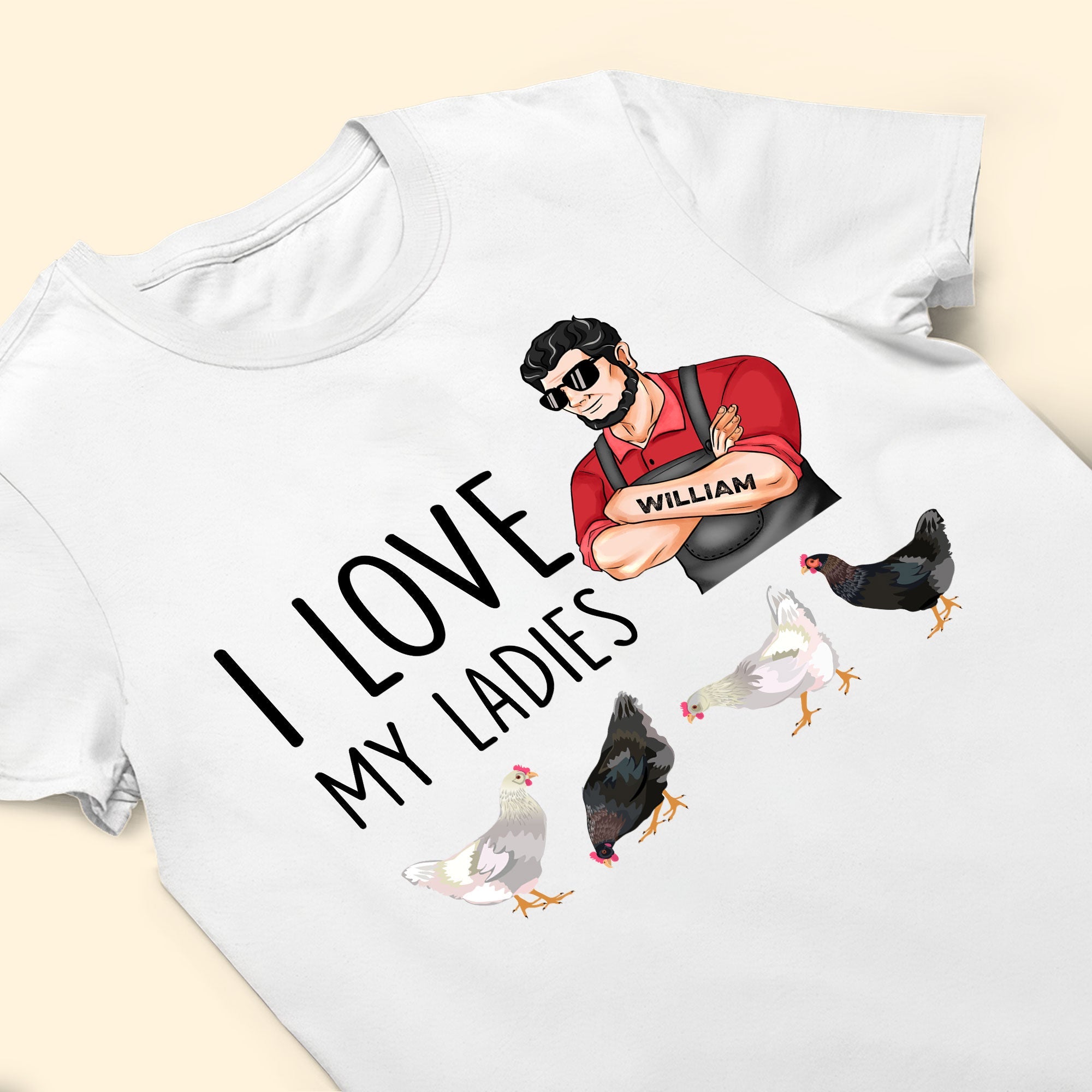 I Love My Ladies - Personalized Shirt