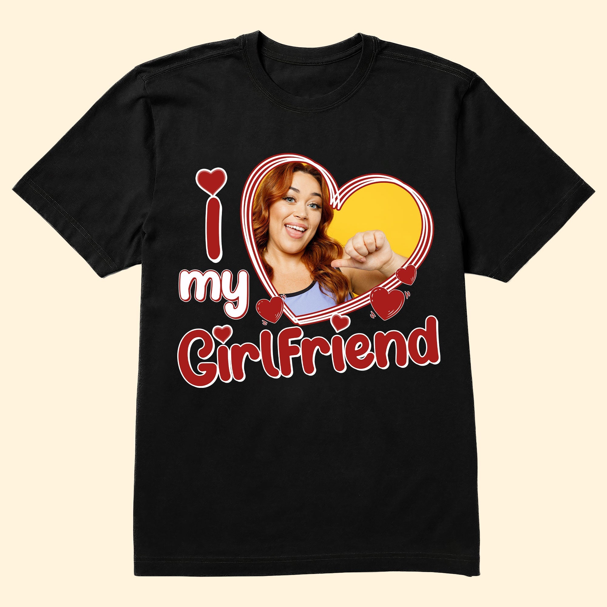 I Love My Wife - Personalized Photo Shirt