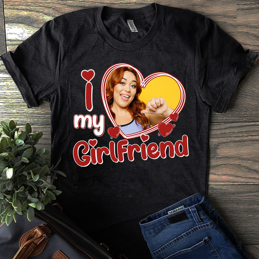 I Love My Wife - Personalized Photo Shirt