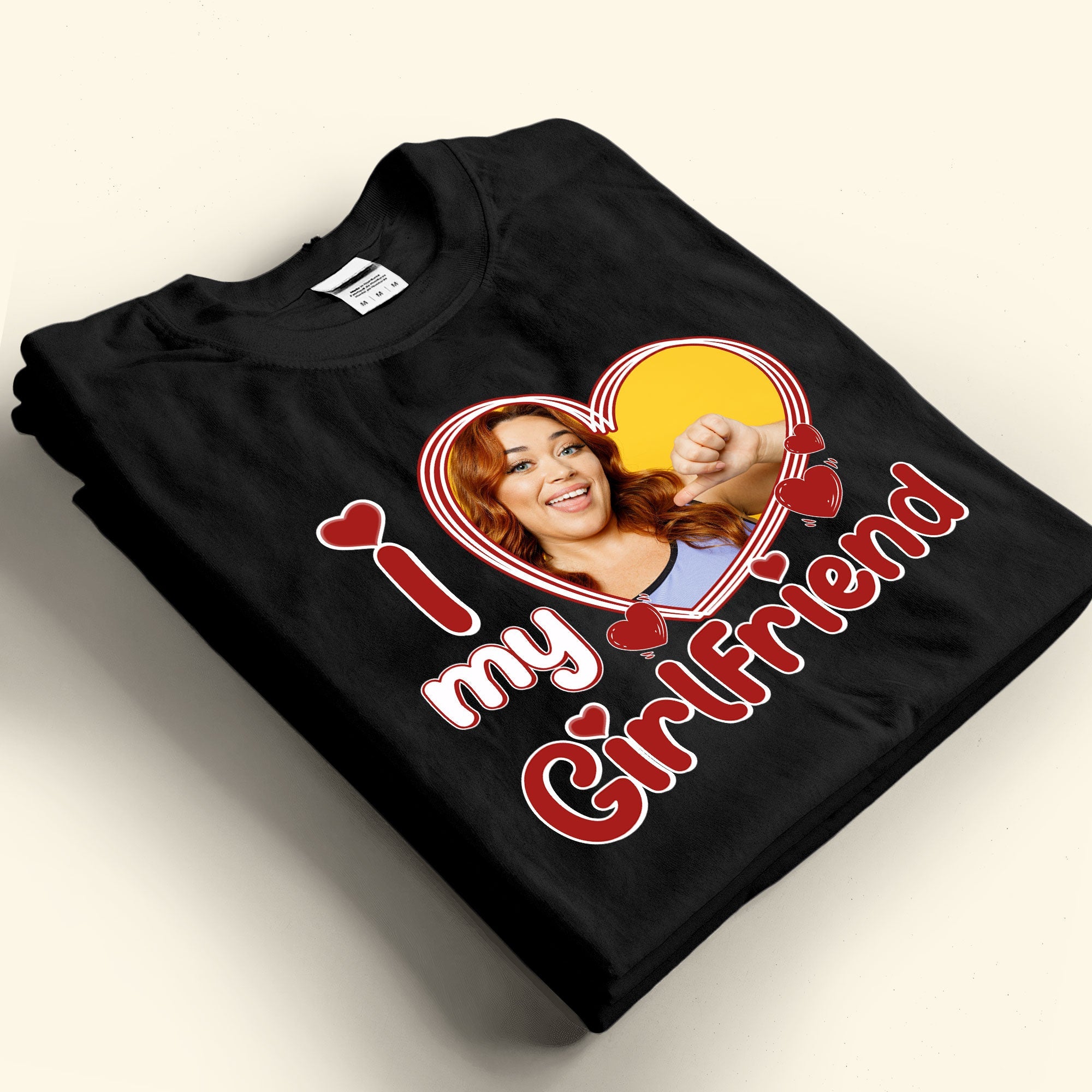 I Love My Wife - Personalized Photo Shirt