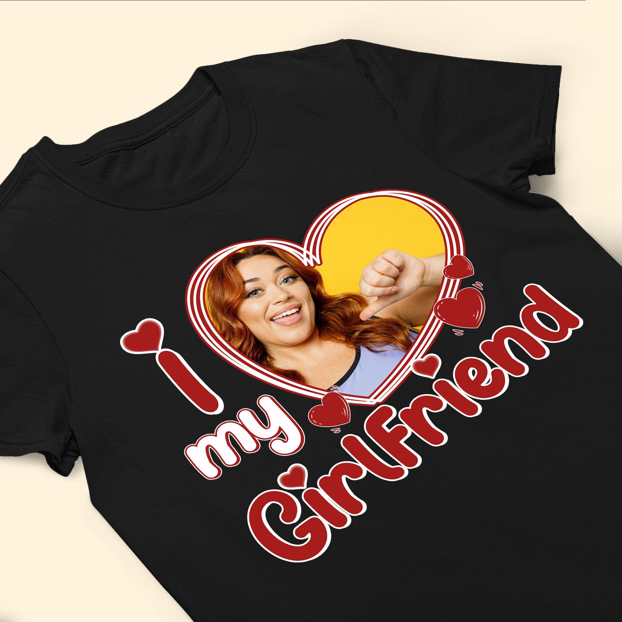 I Love My Wife - Personalized Photo Shirt