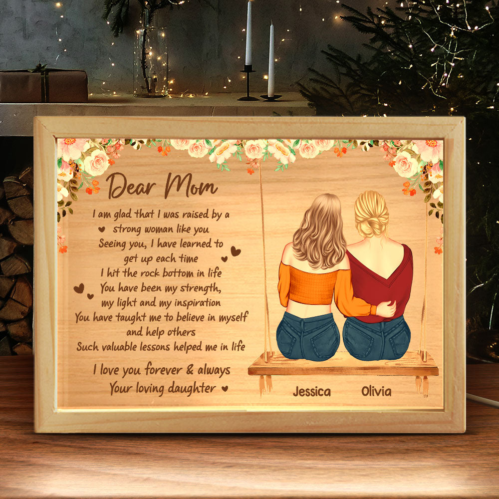 I Love You Forever & Always - Personalized Frame Light Box