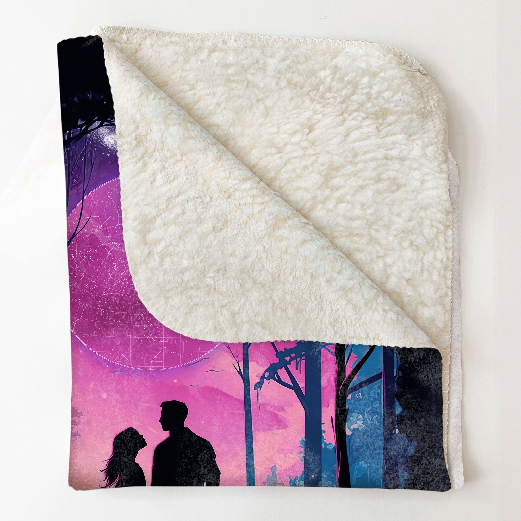 I Love You To The Moon & Back - Personalized Blanket