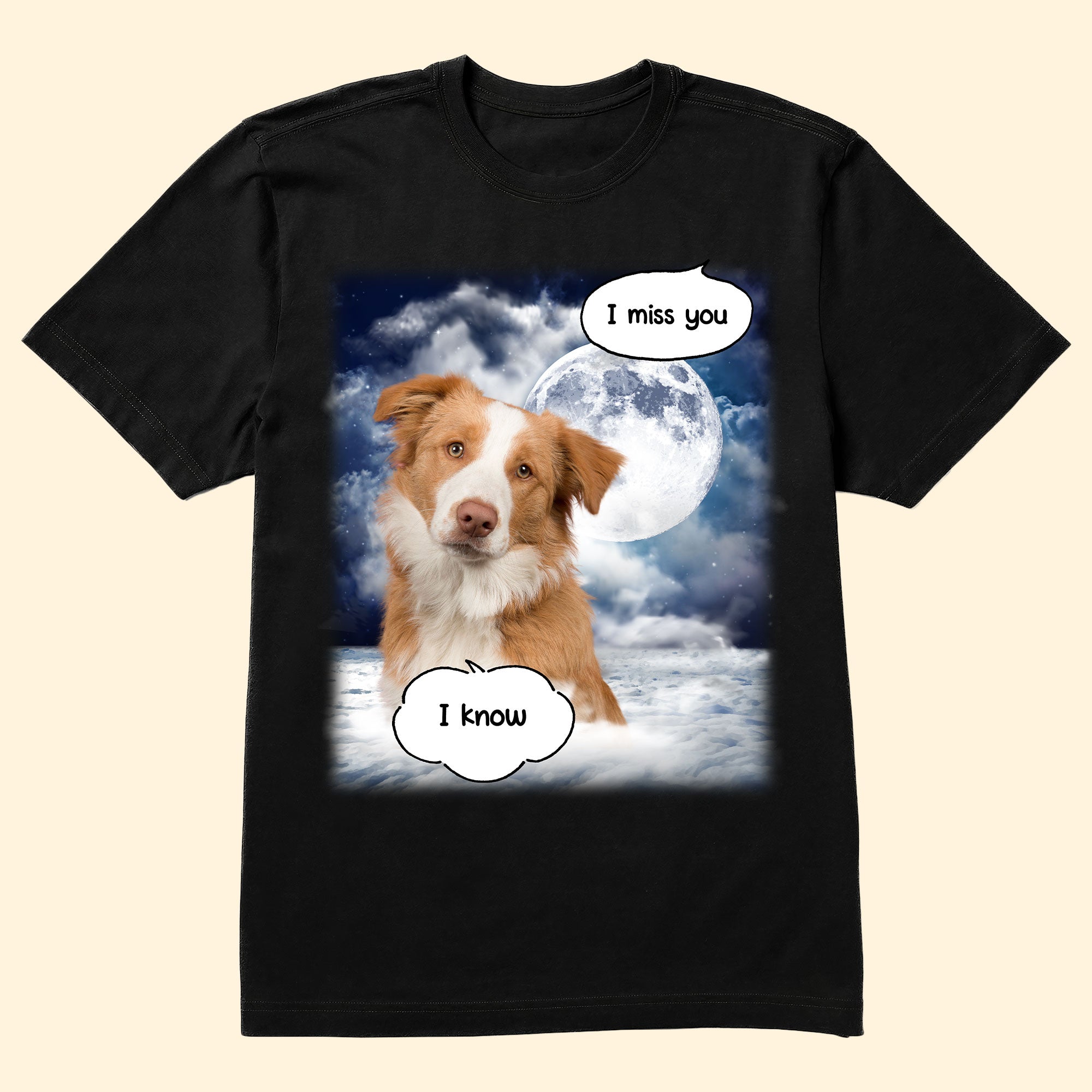 I Miss You Memorial - Personalized Photo Shirt