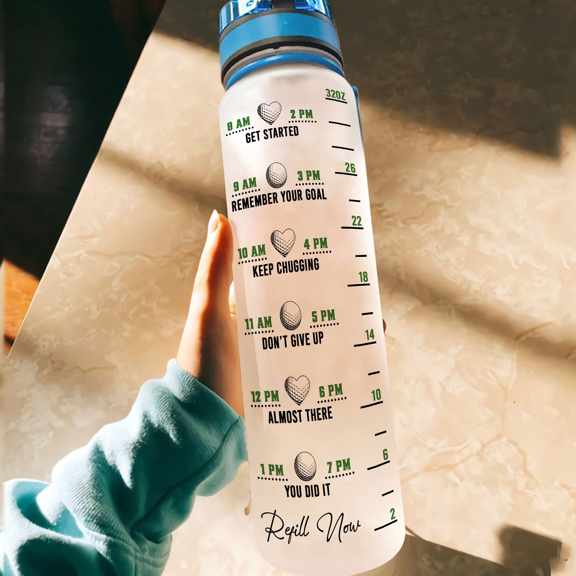 I Need To Play Golf - Personalized Water Bottle